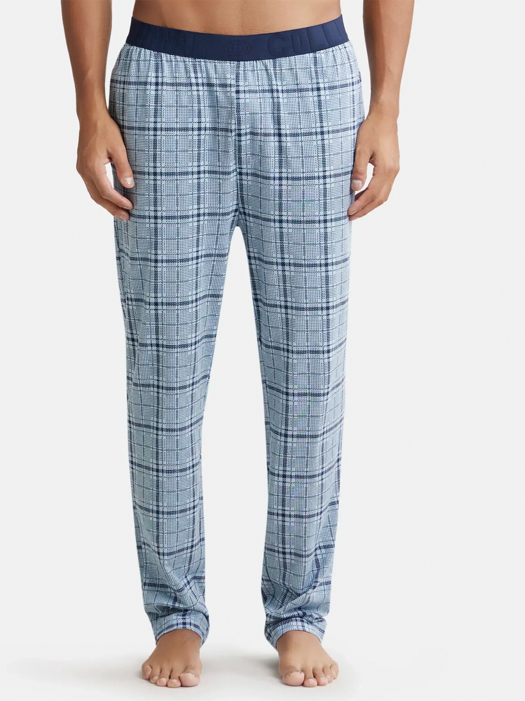 

Jockey Tencel Micro Modal Cotton Elastane Stretch Pyjama with Side Pockets-IM03, Blue