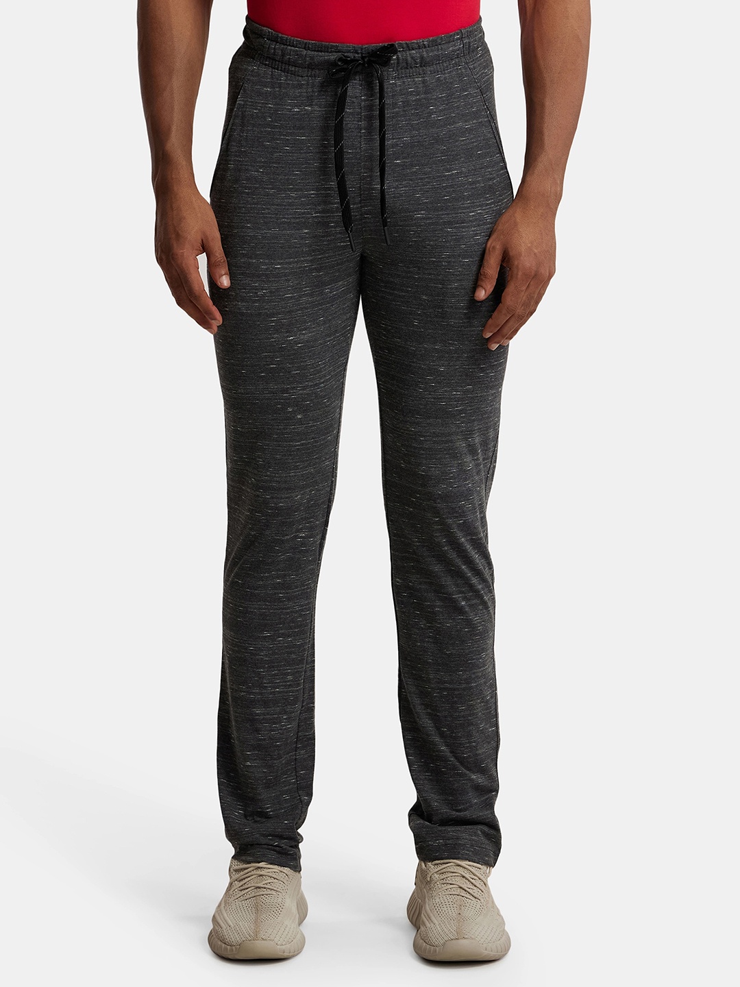 

Jockey Combed Cotton Rich Trackpant with Pockets and StayFresh Treatment-SP27, Charcoal