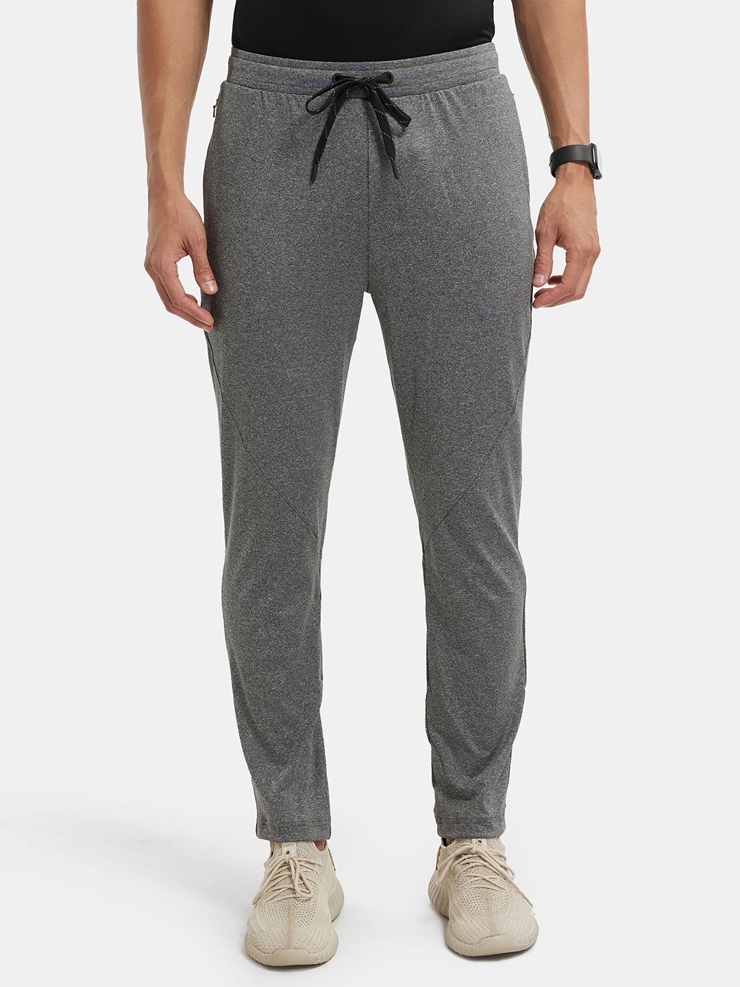 

Jockey Microfiber Stretch Trackpant with StayFresh Treatment-MV11, Charcoal