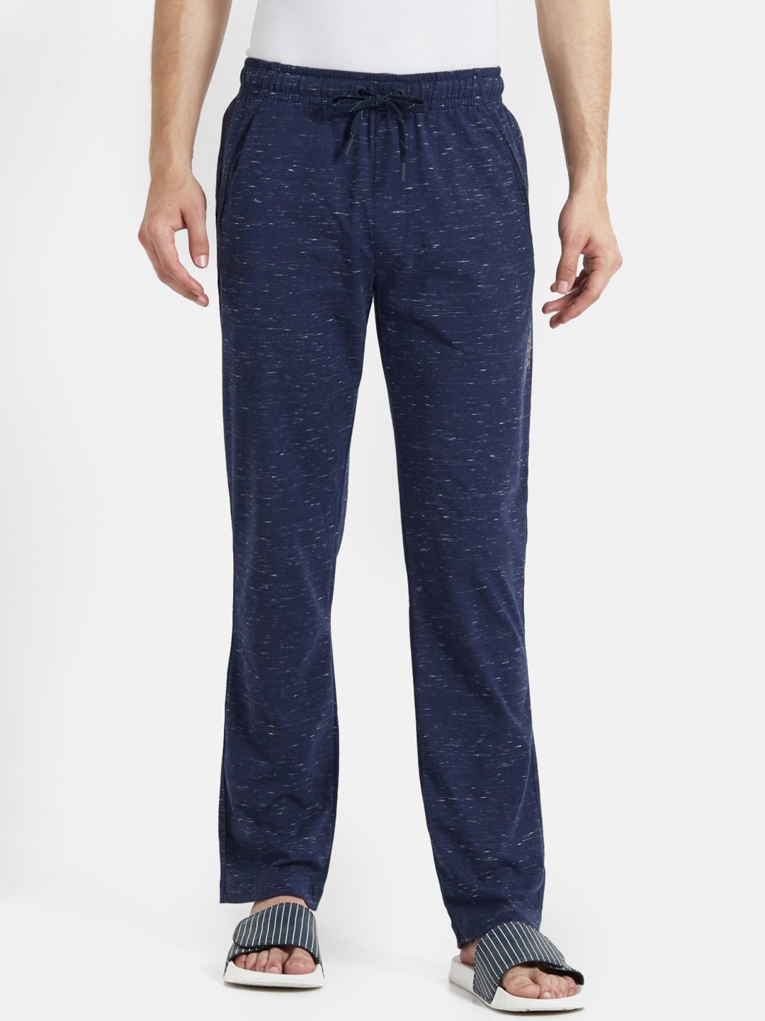 

Jockey Men Navy Blue Straight Fit Solid Track Pants