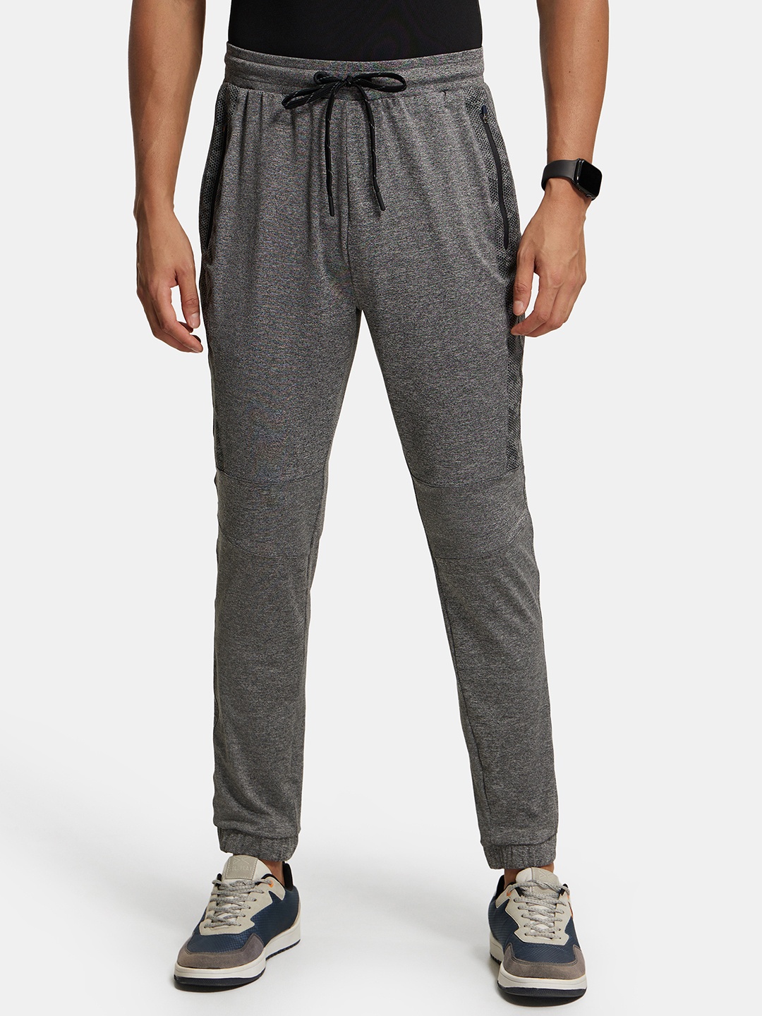 

Jockey Microfiber Stretch Jogger with StayDry Treatment-MV12, Grey
