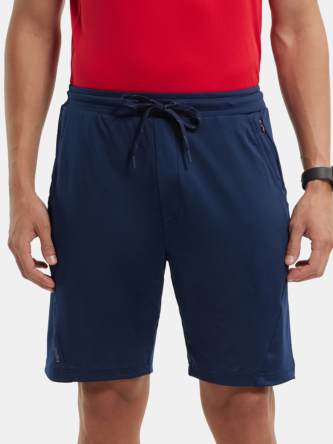 

Jockey Microfiber Stretch Shorts with StayFresh Treatment-MV10, Navy blue
