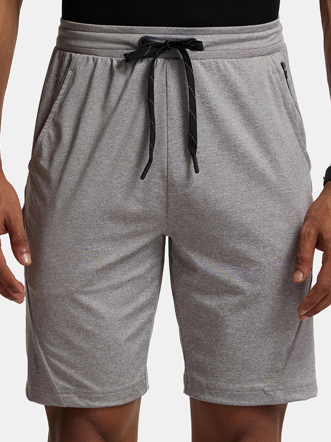 

Jockey Microfiber Stretch Shorts with StayFresh Treatment-MV10, Grey