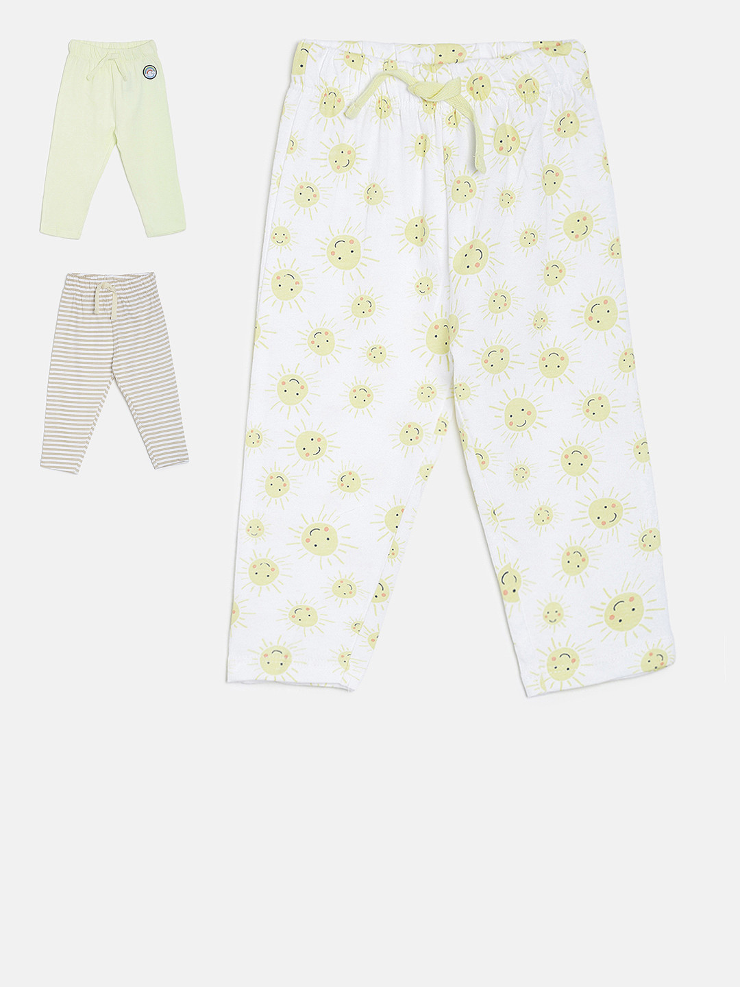

MINI KLUB Infant Boys Pack Of 3 Track Pants, White