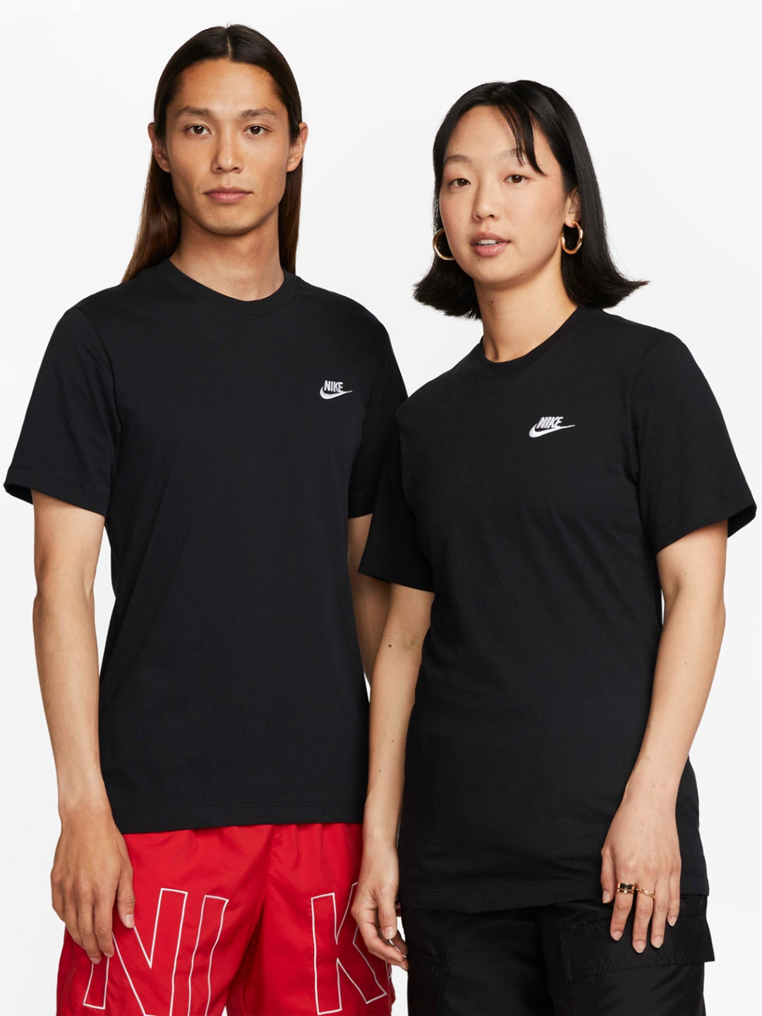 

Nike Men Black AS M NSW CLUB Cotton Pure Cotton T-shirt