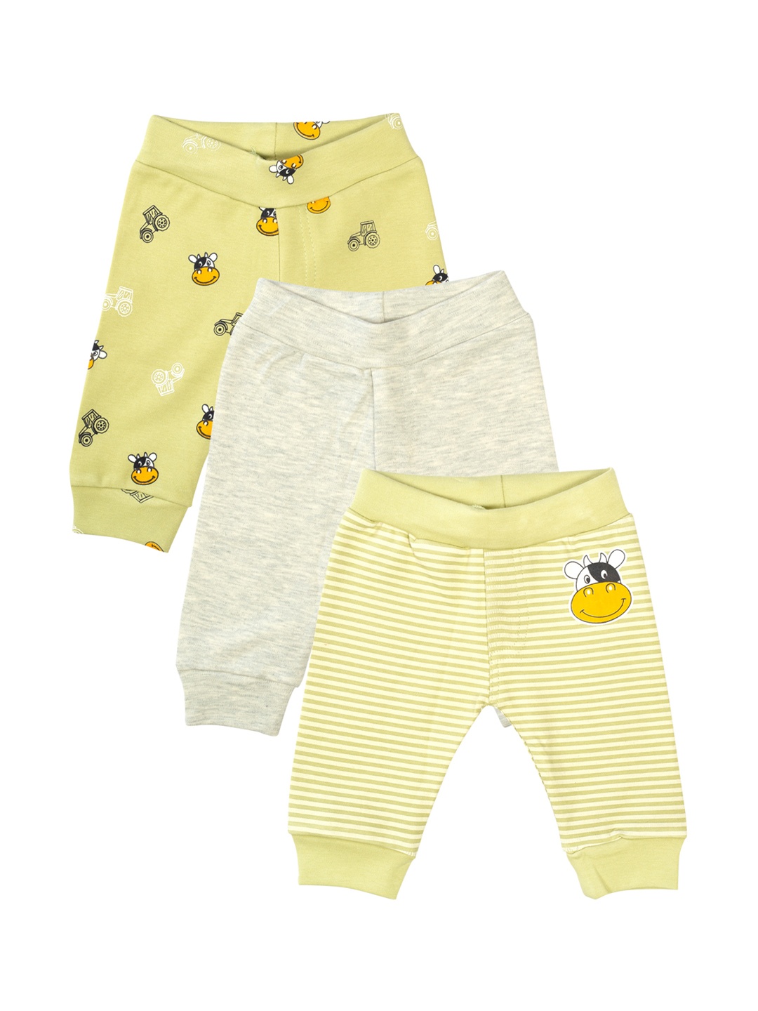 

MeeMee Boys Pack Of 3 Leggings, Yellow