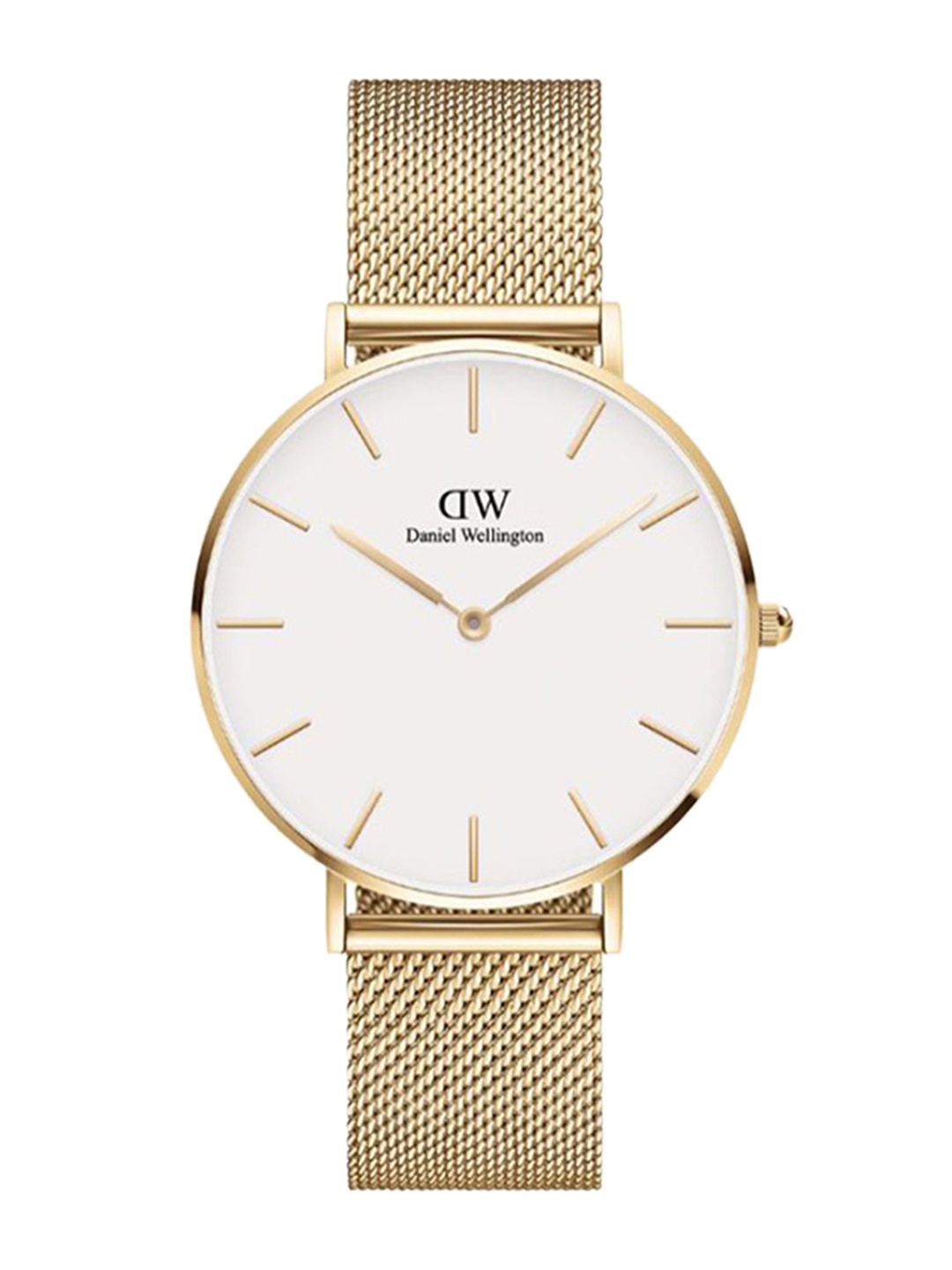 

Daniel Wellington Unisex Petite Evergold 36mm White Dial Round Analogue Watch- DW00100346, Gold