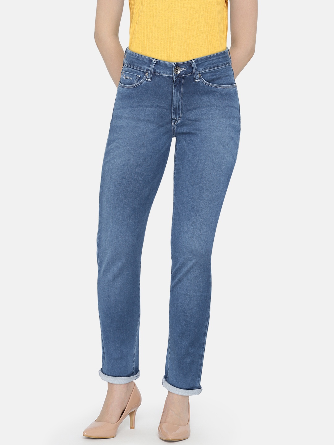 

Pepe Jeans Blue Washed Chelsea Fit Jeans