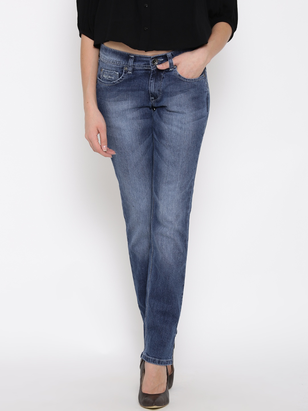 

Pepe Jeans Blue Washed Elite Fit Jeans