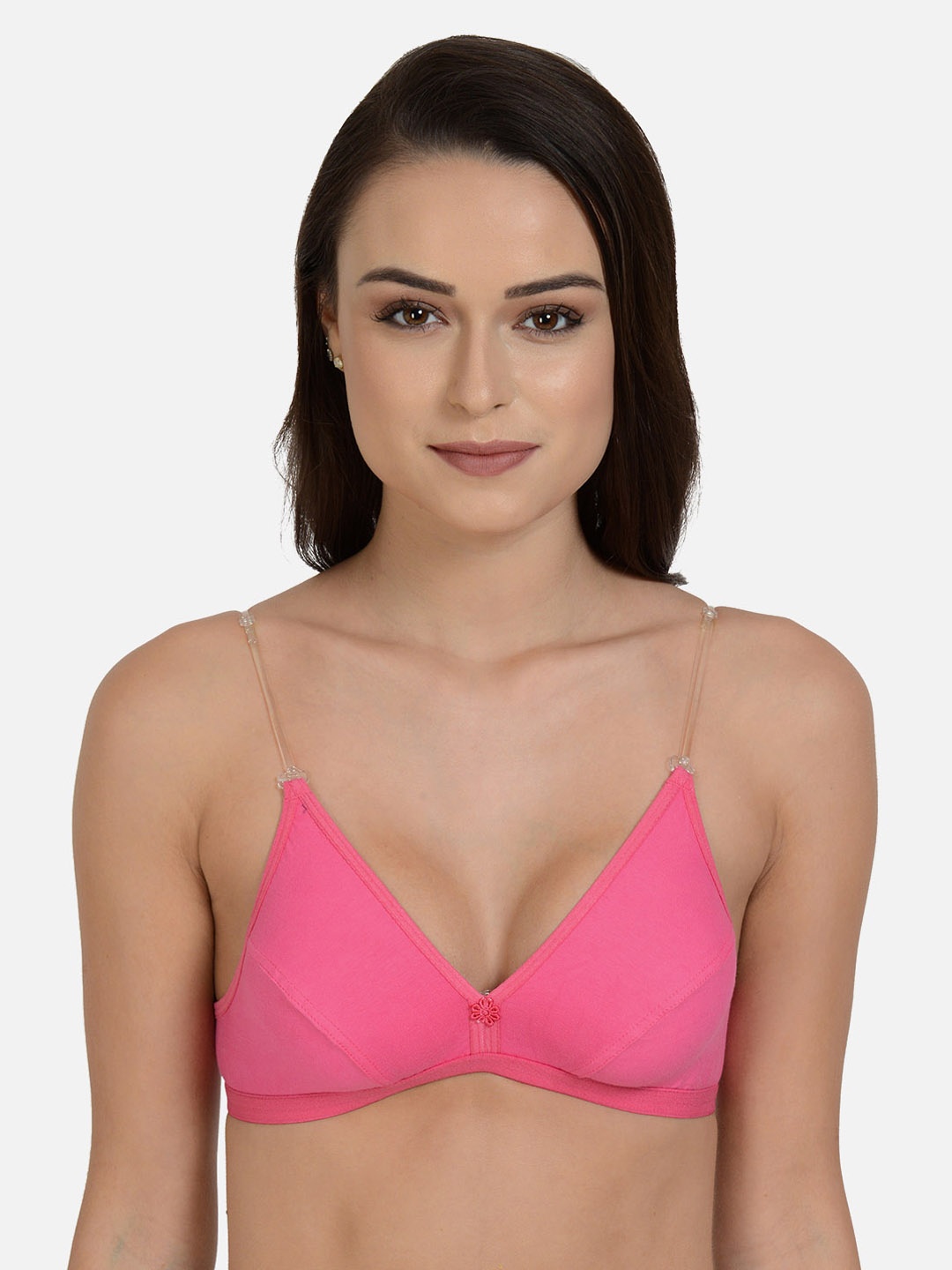 

mod & shy Pink Solid Non-Wired Non Padded Everyday Bra MS199