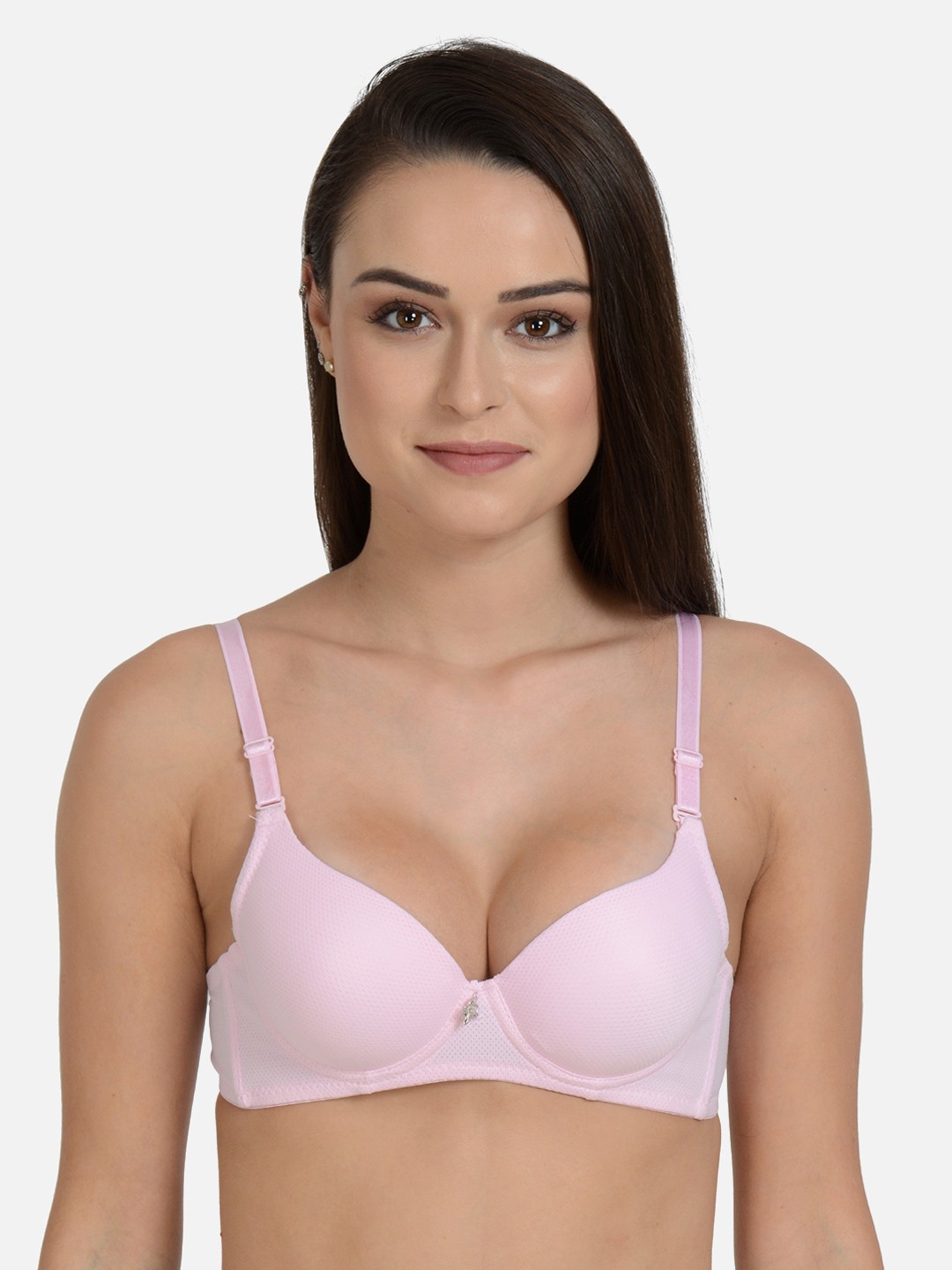 

mod & shy Pink Solid Underwired Lightly Padded Everyday Bra MS158