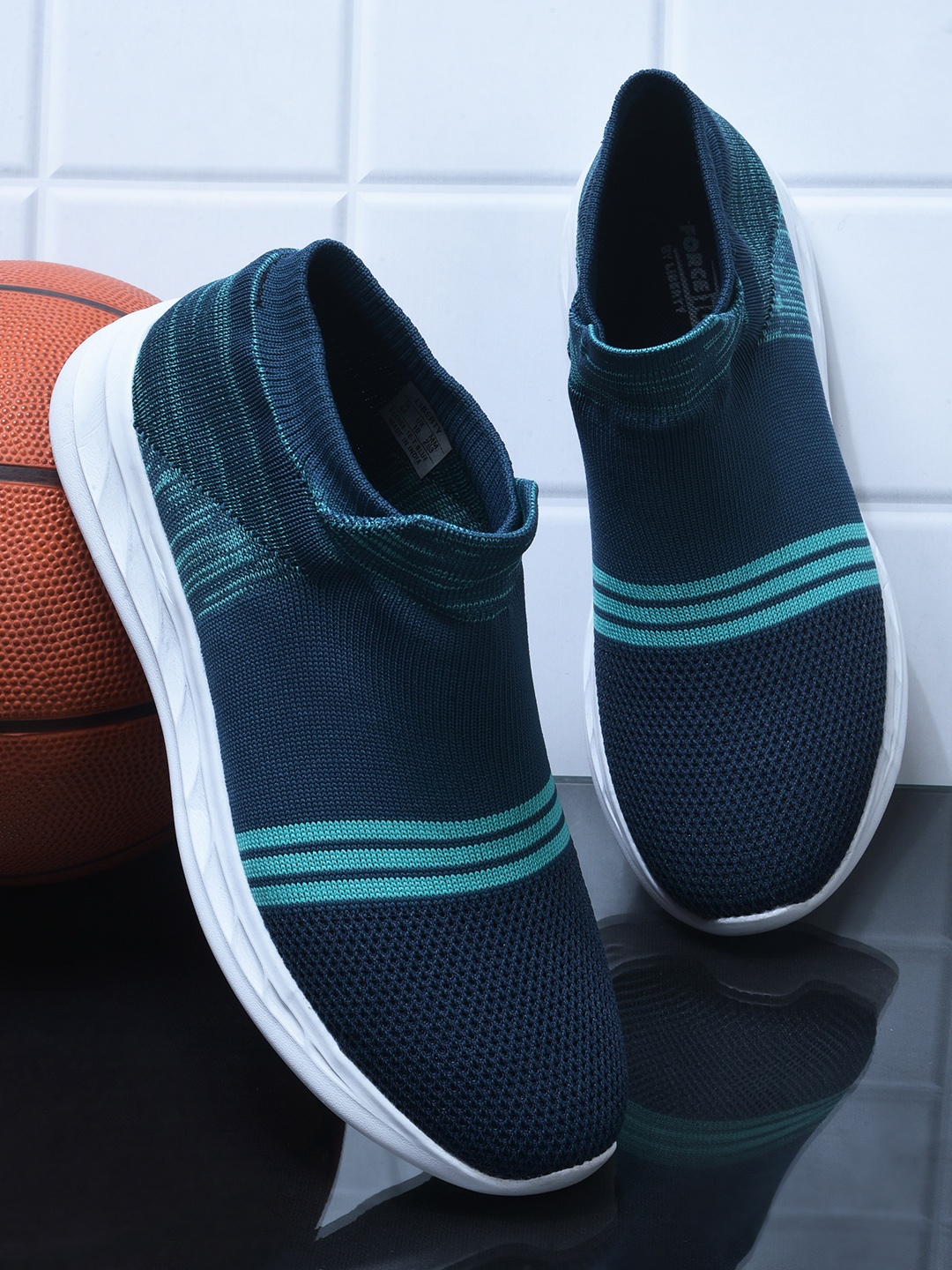 

Liberty Men Blue Mesh Walking Shoes