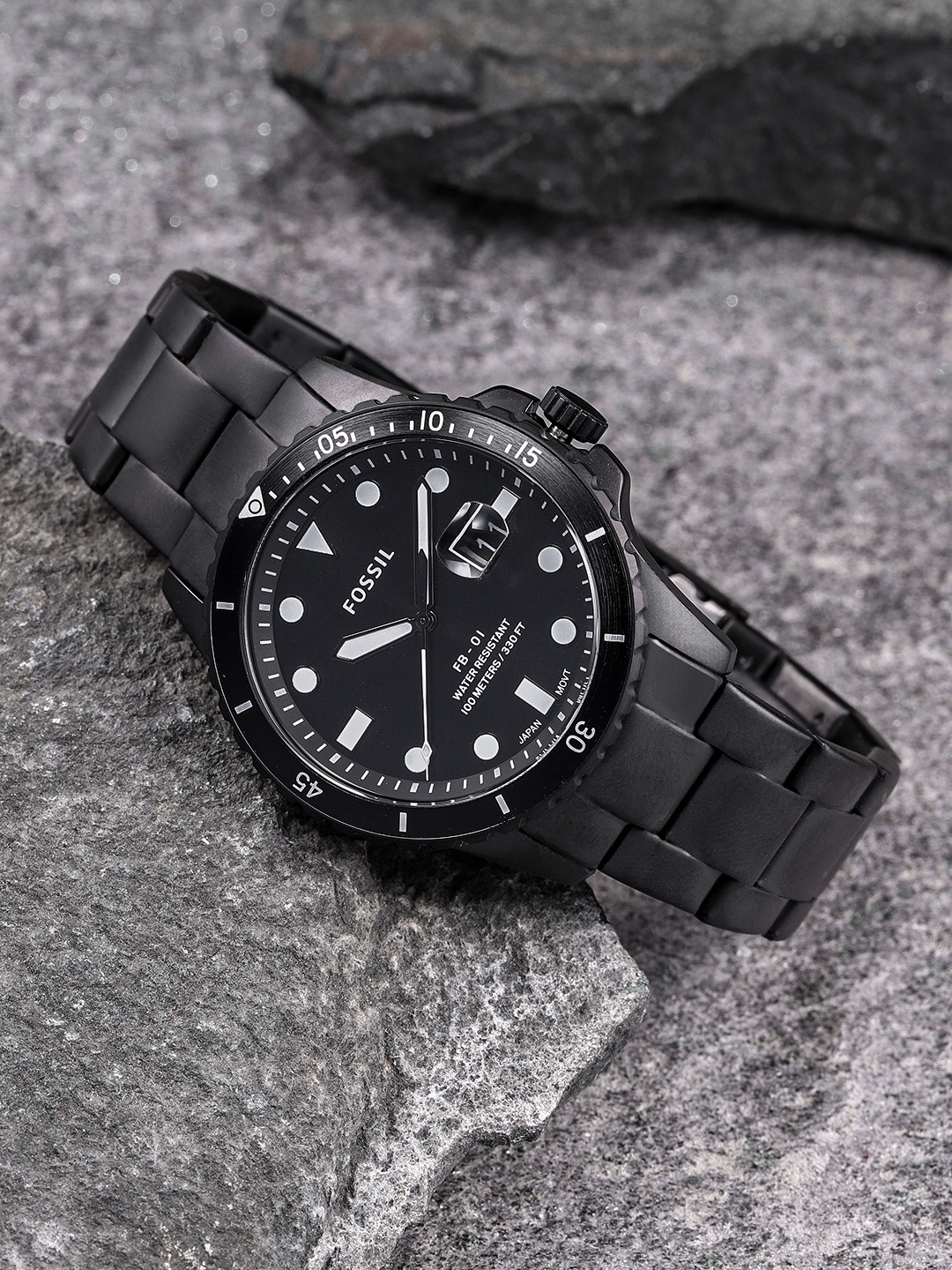 

Fossil Men Black Analogue Watch FS5659