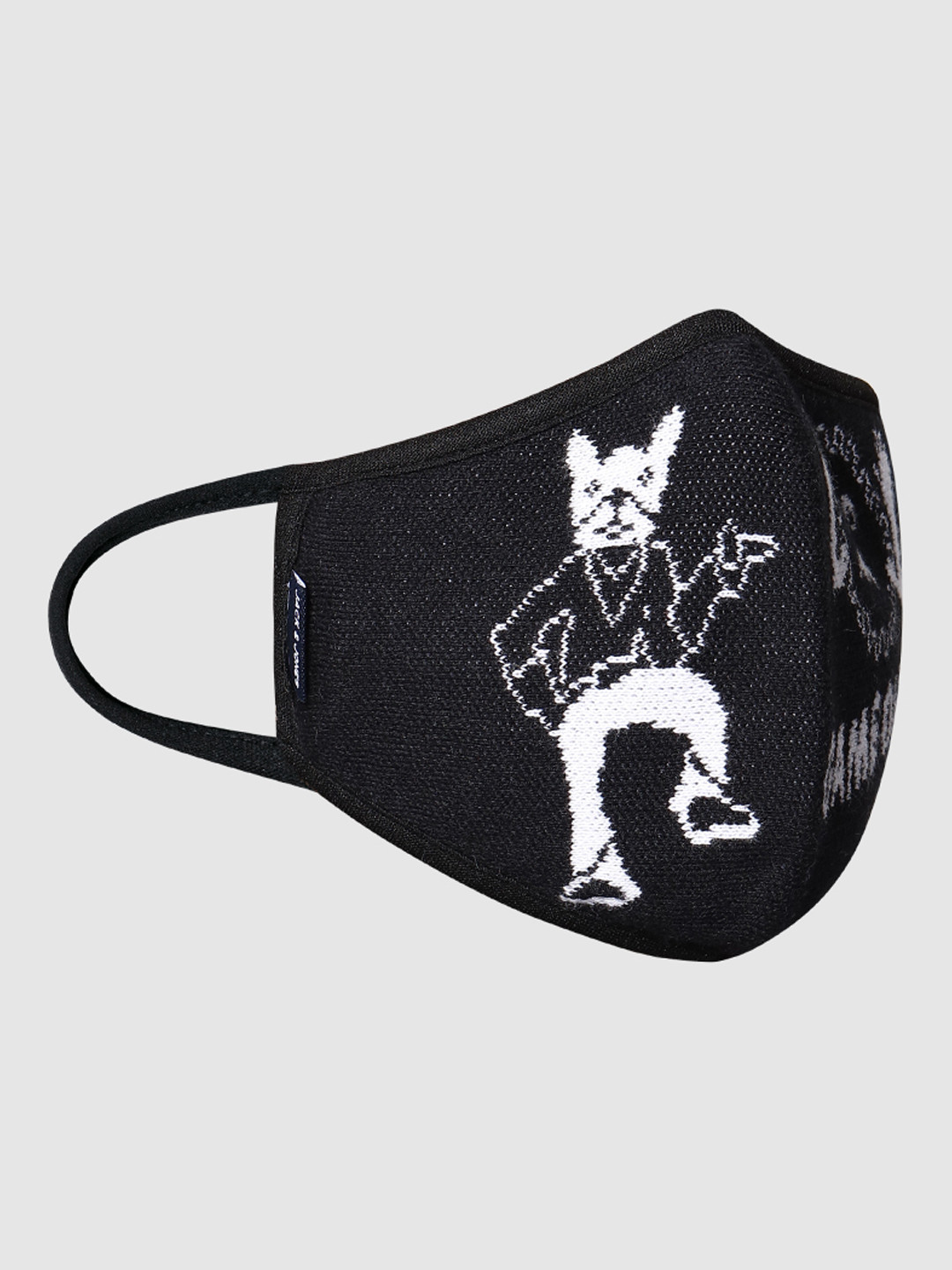 

Jack & Jones Men Black 3-Ply Protective Reusable Mask