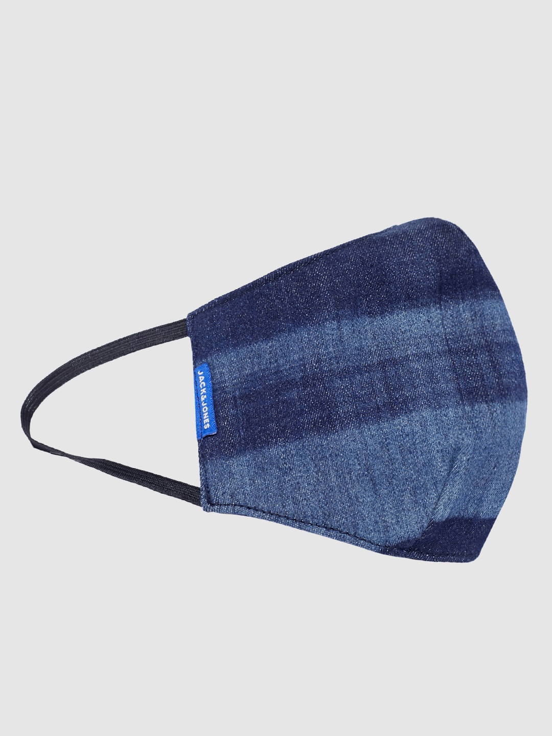 

Jack & Jones Men Single Blue Printed 3-Ply KINGSTON Protective Reusable Mask