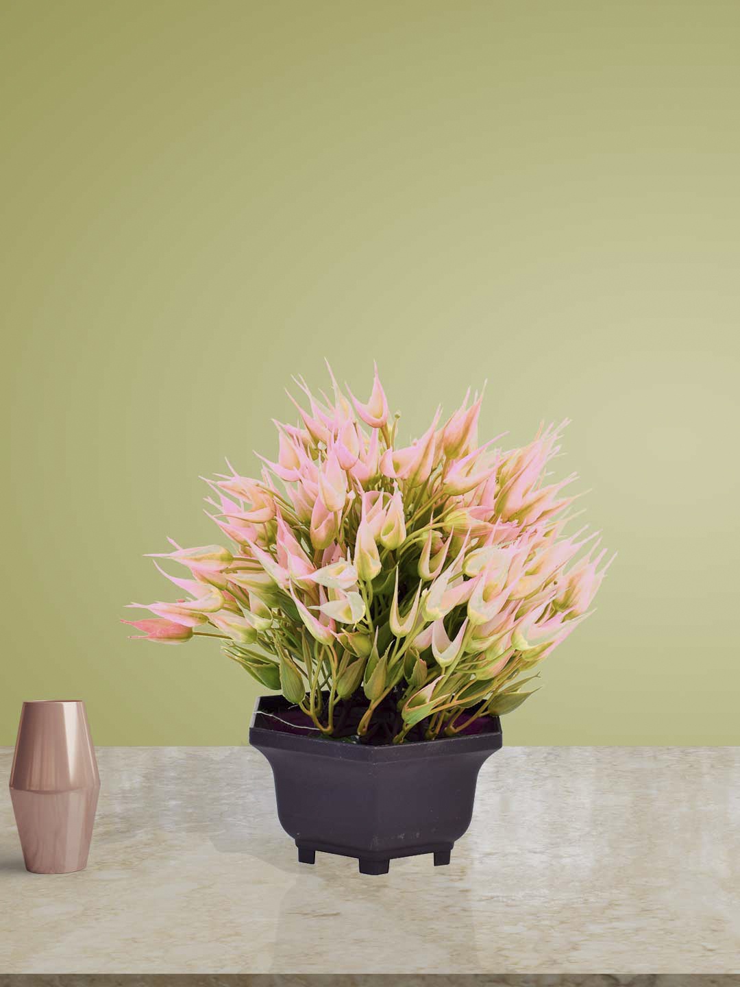

Art Street Pink And Green Artificial Plant With Pot