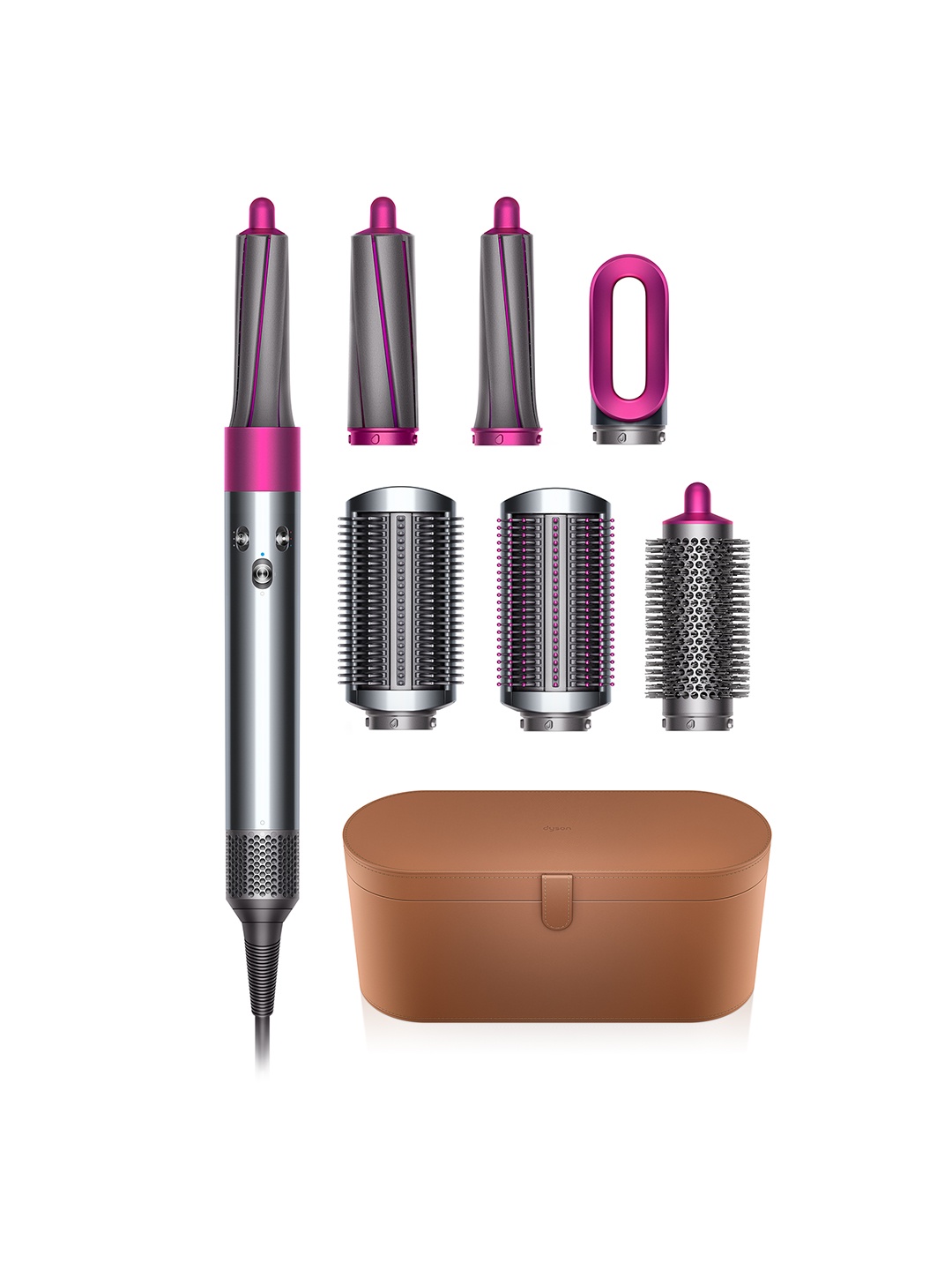 

dyson Airwrap Hair Styler Complete - Nickel & Fuchsia, Pink