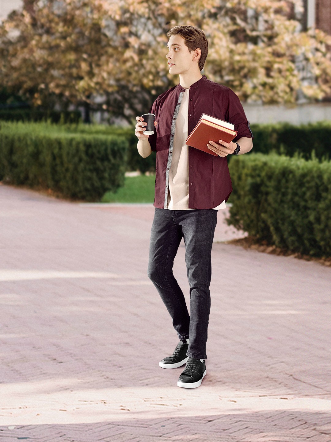 

Harvard Men Black Skinny Fit Mid-Rise Clean Look Stretchable Jeans