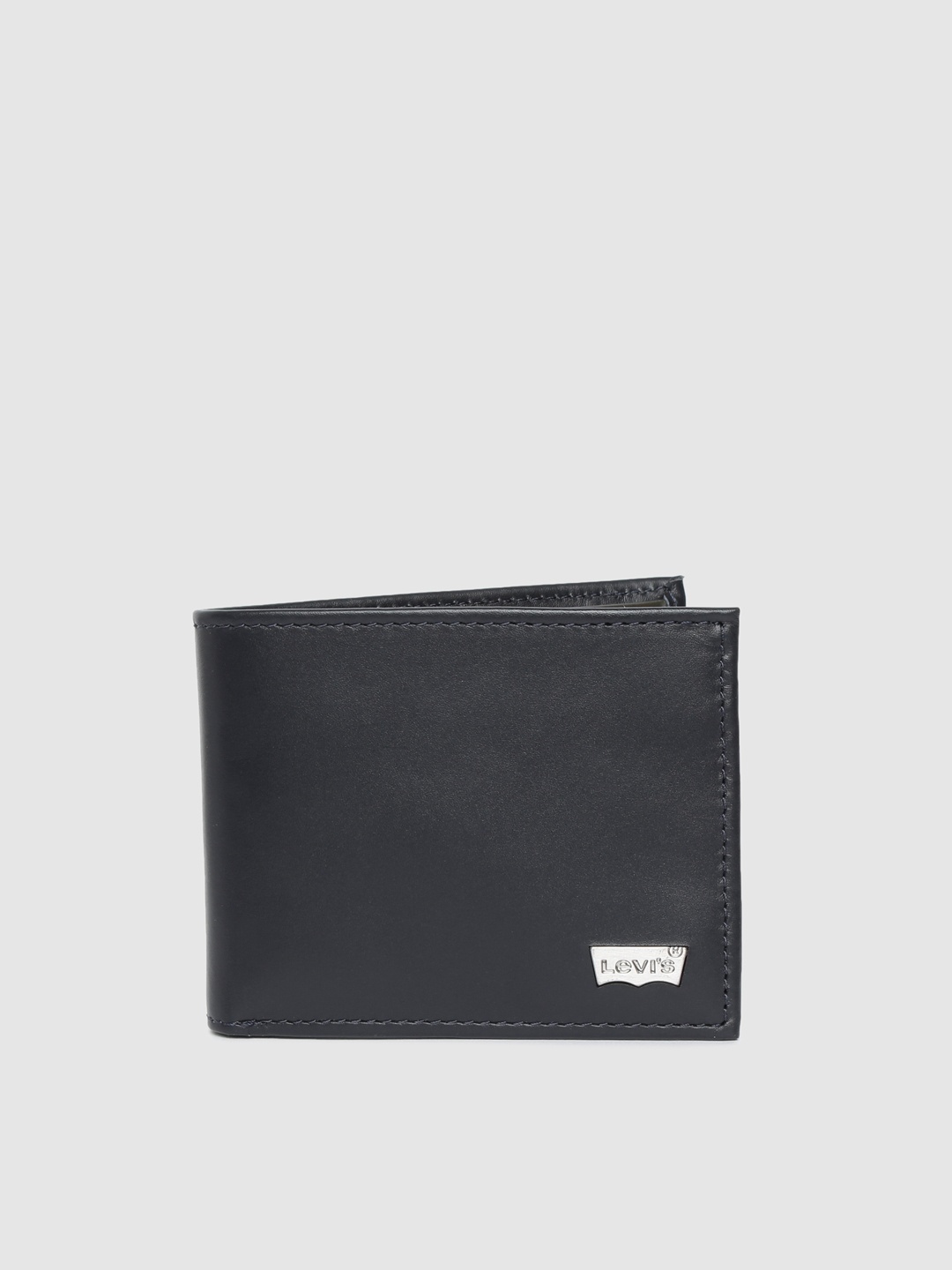 

Levis Men Blue Leather Solid Two Fold Wallet