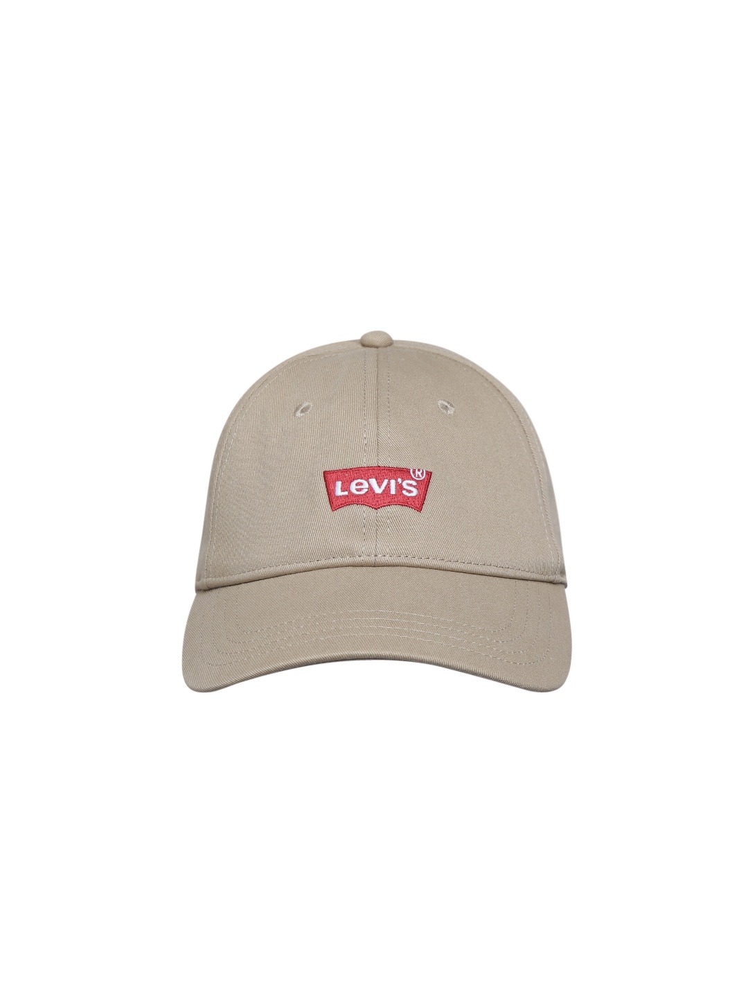 

Levis Men Khaki Brown Solid Snapback Cap