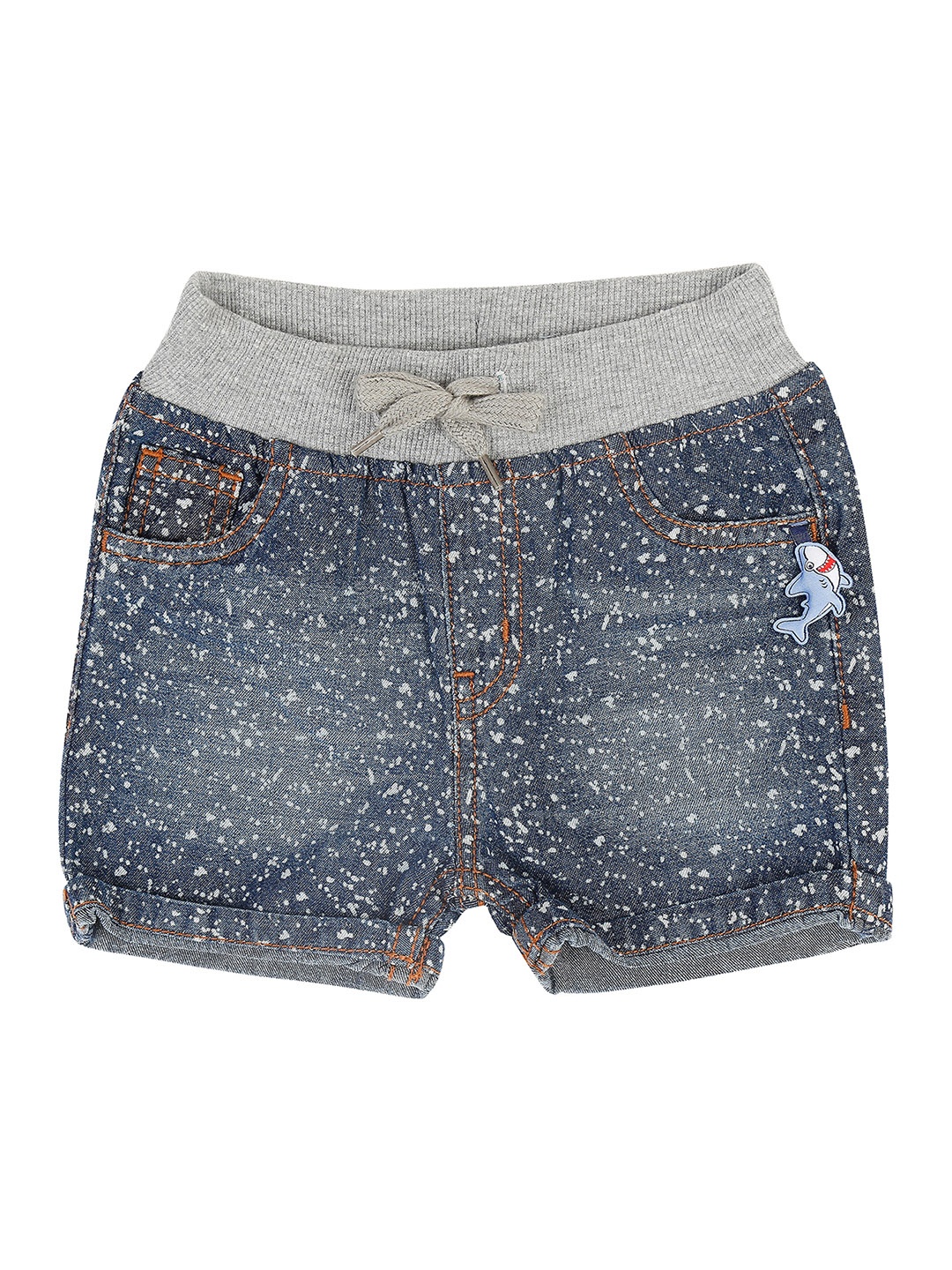 

Pantaloons Baby Boys Blue Printed Regular Fit Regular Shorts