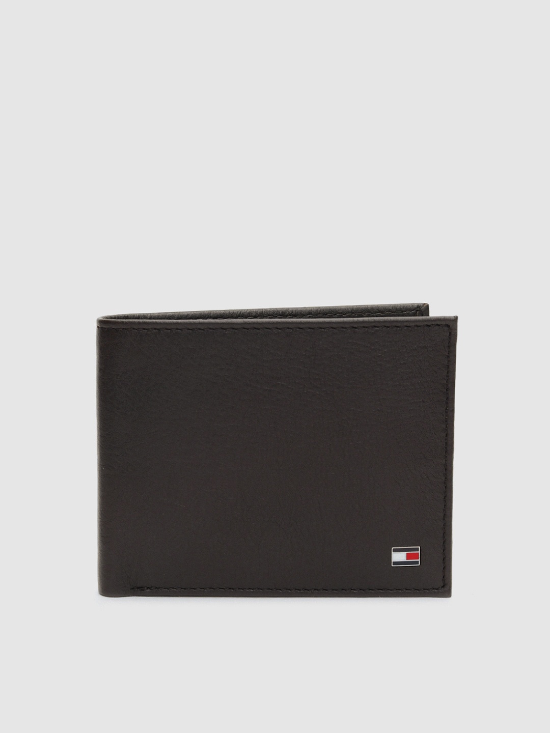 

Tommy Hilfiger Men Brown Solid Two Fold Leather Wallet