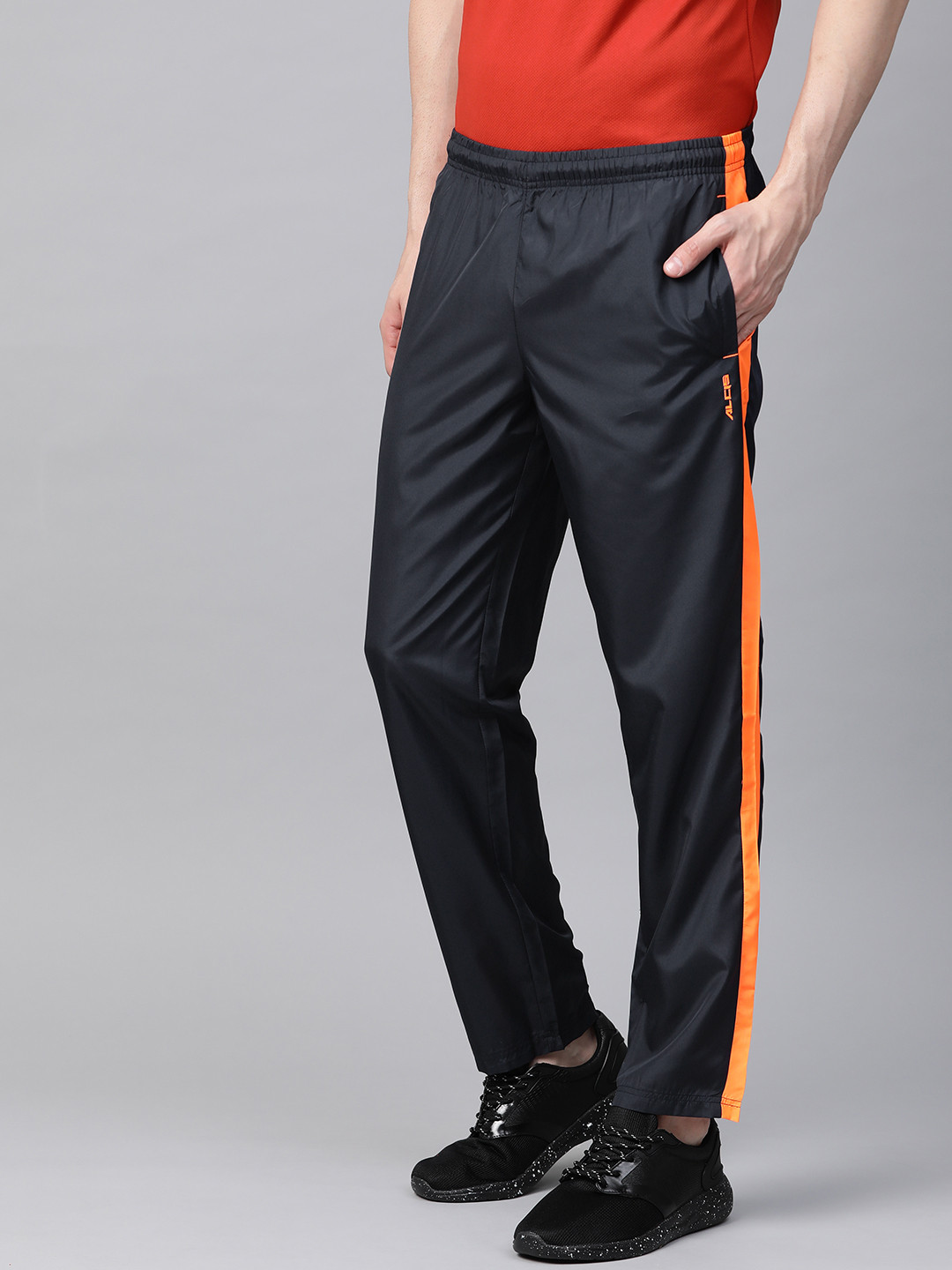 

Alcis Men Navy Blue Solid Track Pants