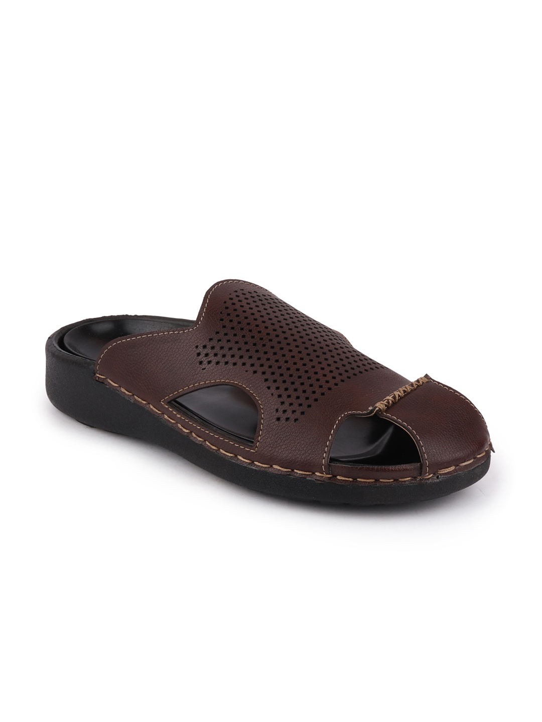 

FAUSTO Men Brown Comfort Sandals