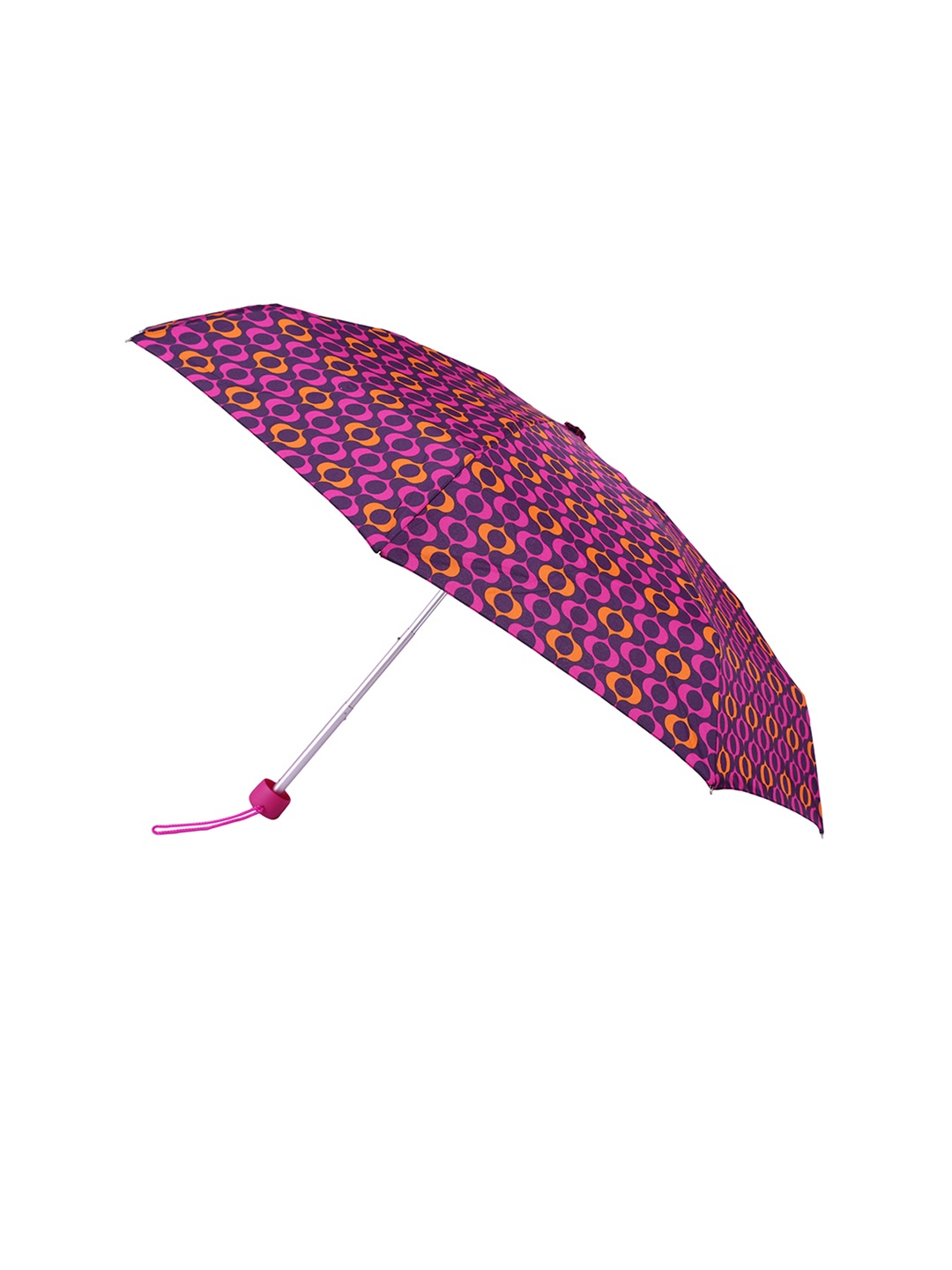 

FabSeasons Unisex Pink & Black 5 Fold Digital Printed Small Compact Manual Umbrella