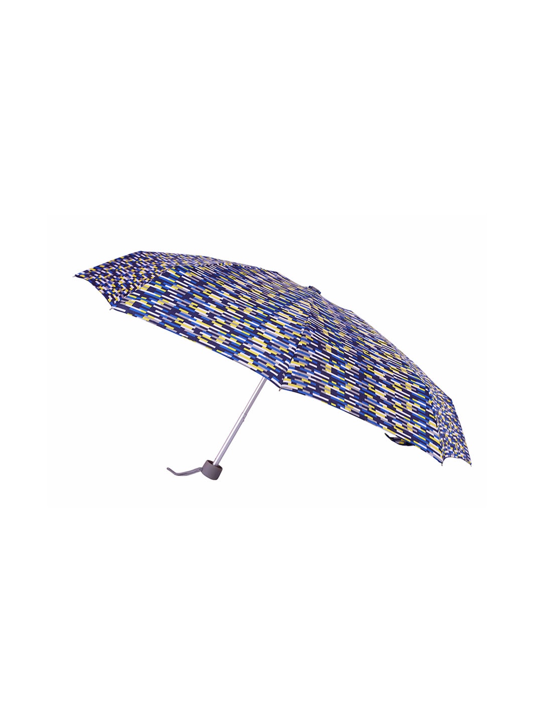 

FabSeasons Unisex Blue & Yellow 5 Fold Digital Printed Small Compact Manual Umbrella