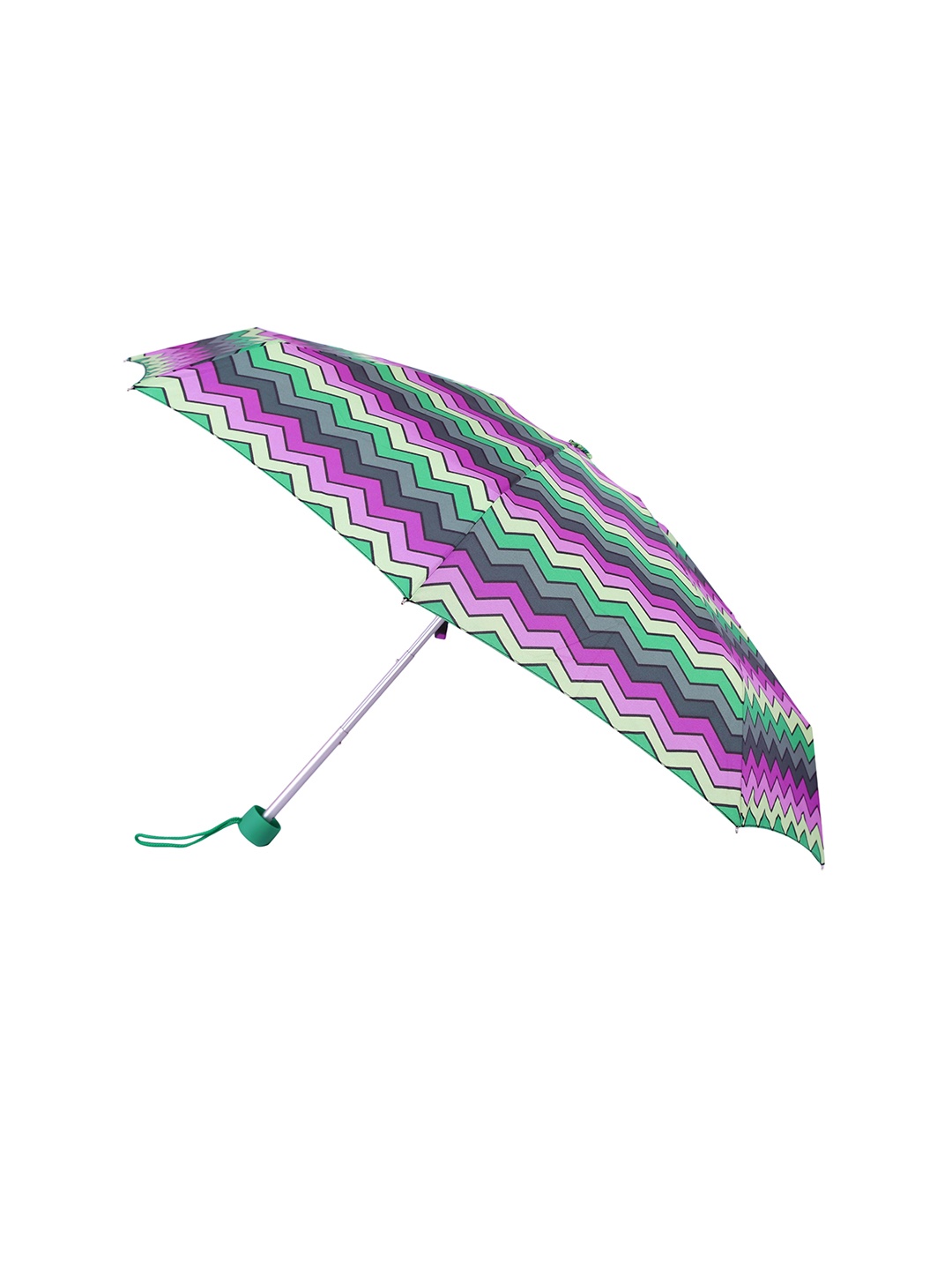 

FabSeasons Unisex Green 5 Fold Digital Printed Small Compact Manual Umbrella
