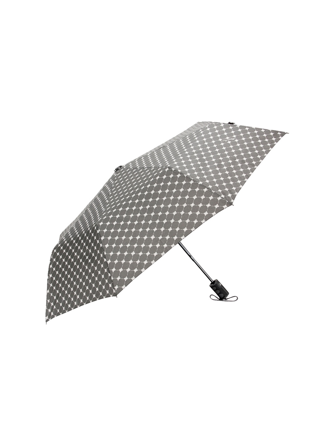 

FabSeasons Unisex Grey & White Printed 3 Fold Fancy Semi-Automatic Umbrella