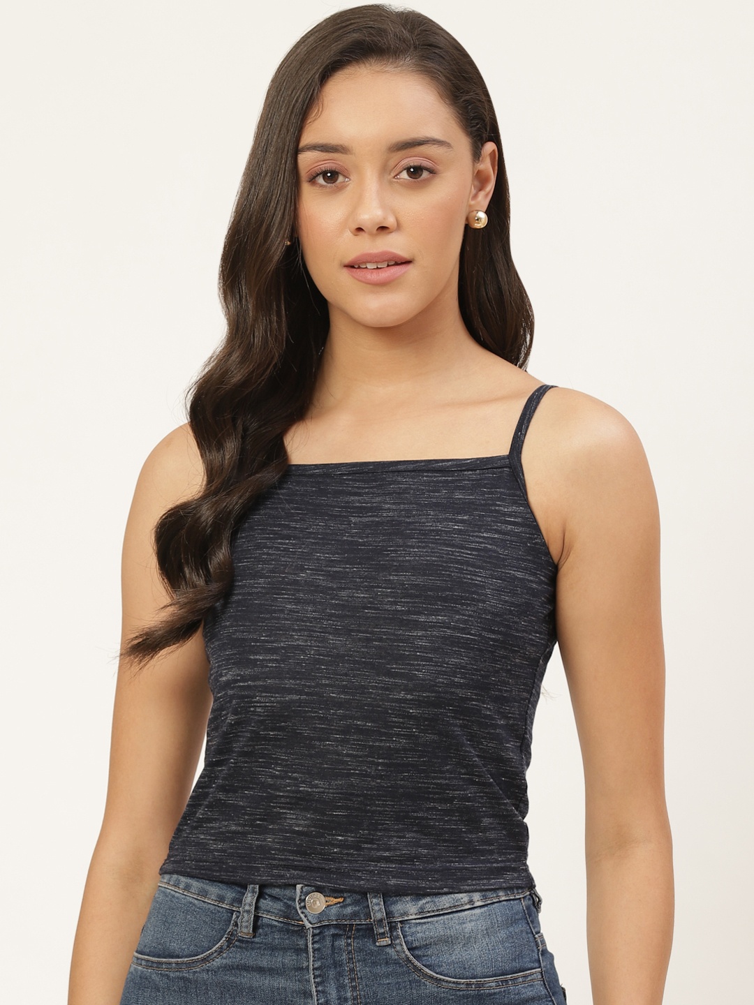 

Trend Arrest Women Navy Solid Camisole, Navy blue