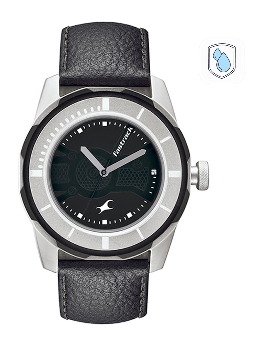

Fastrack Men Black Dial Watch NF3099SL02J