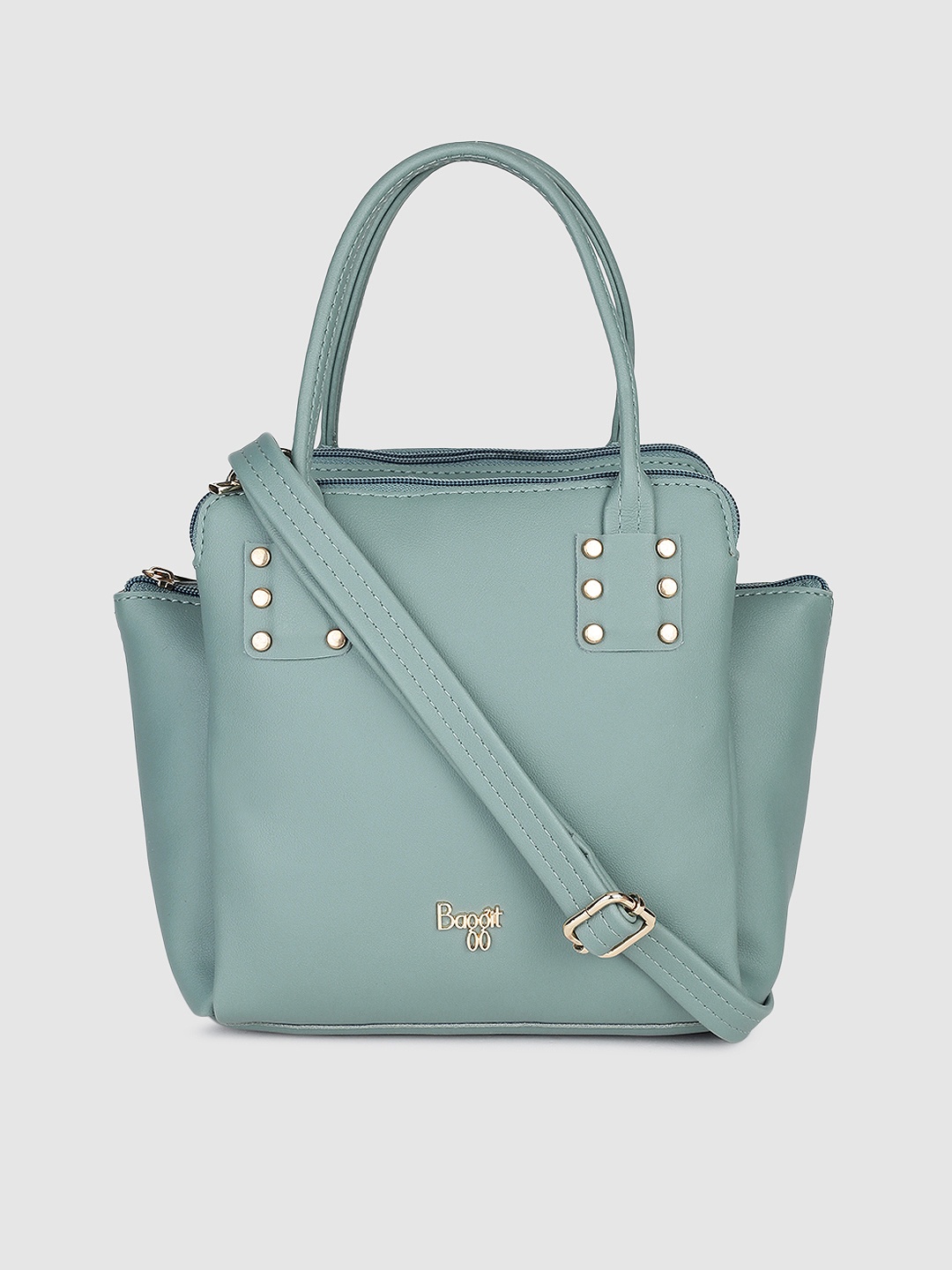 

Baggit Blue Solid Handheld Bag