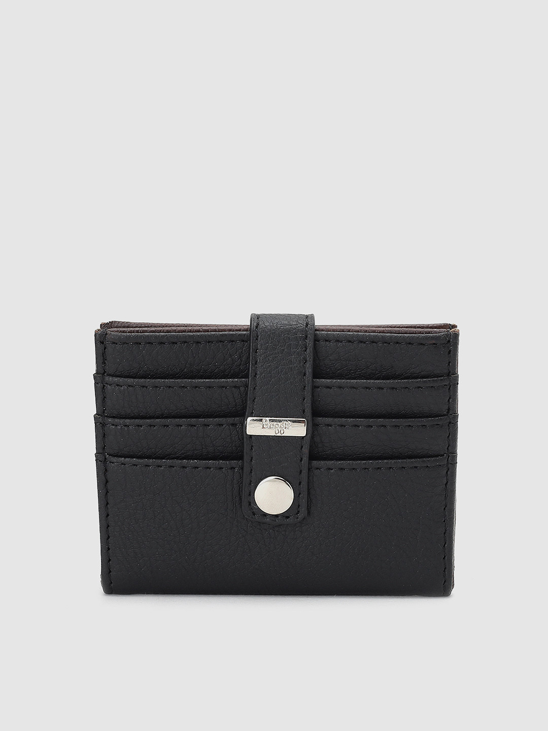 

Baggit Men Black Solid Card Holder