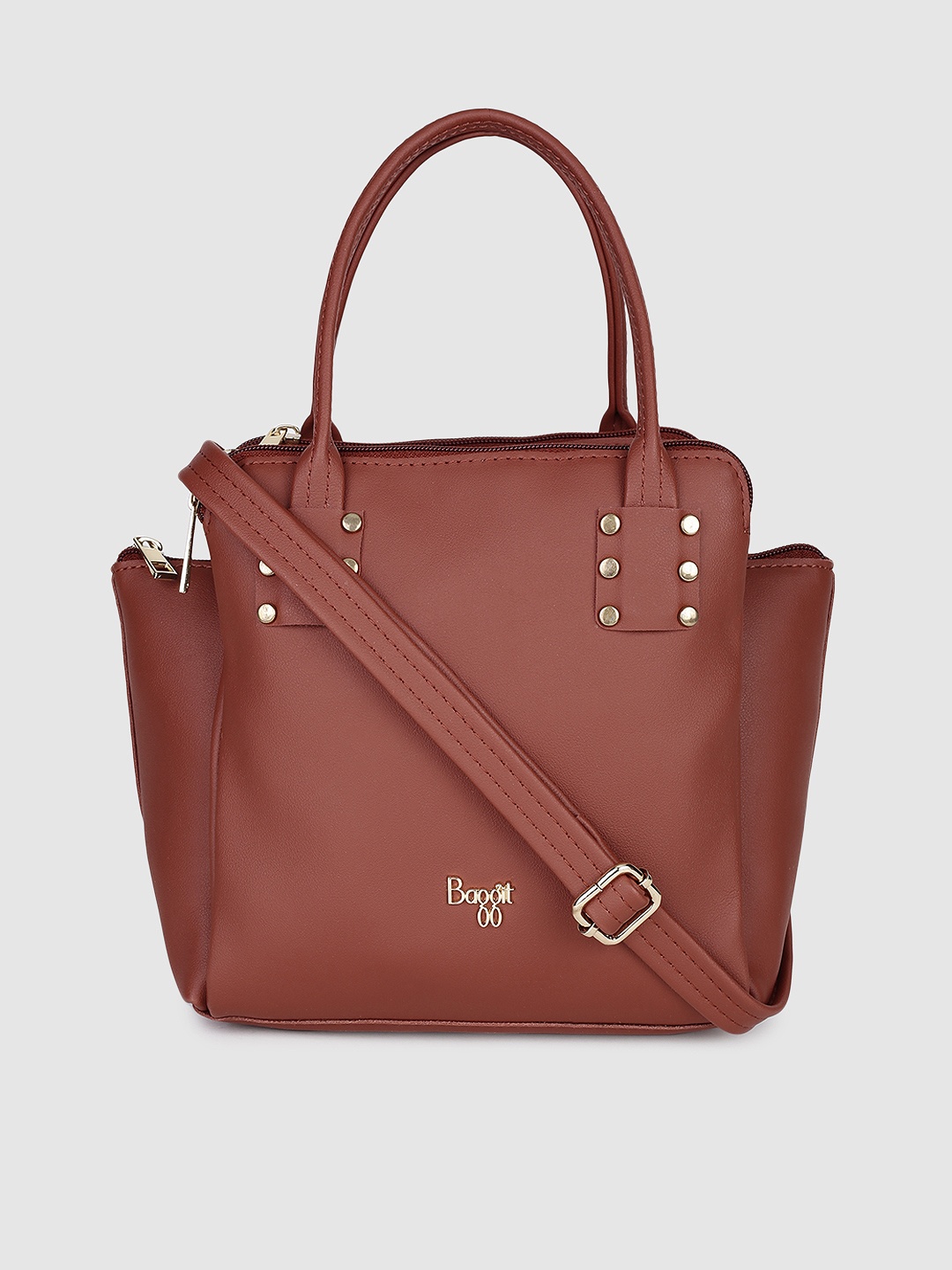 

Baggit Red Solid Handheld Bag