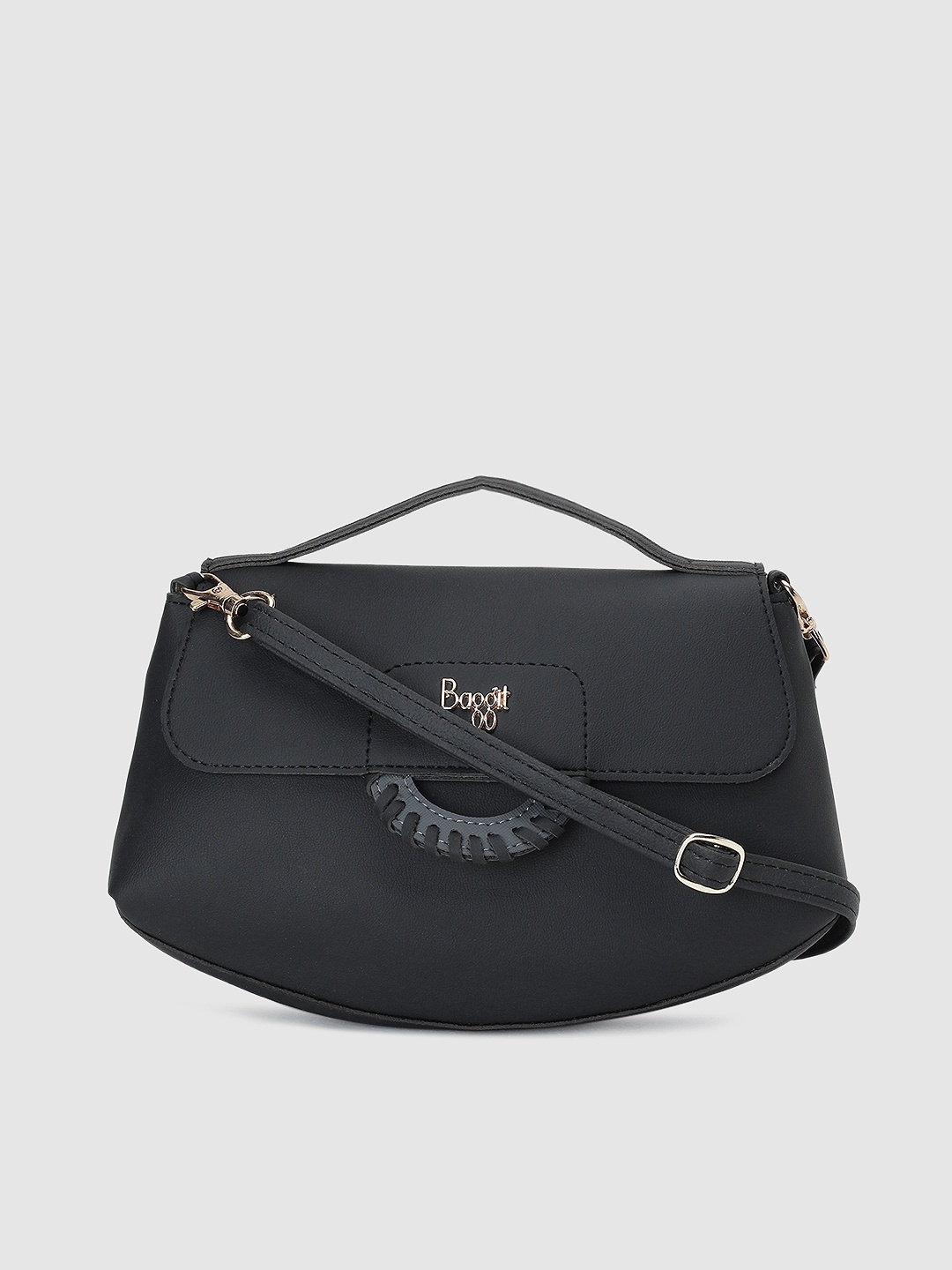 

Baggit Black Solid Satchel