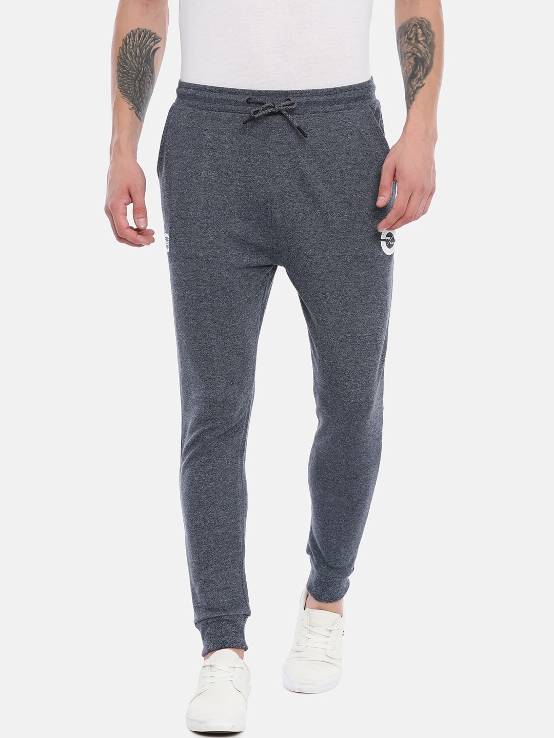 

Proline Active Men Grey Solid Slim-Fit Joggers