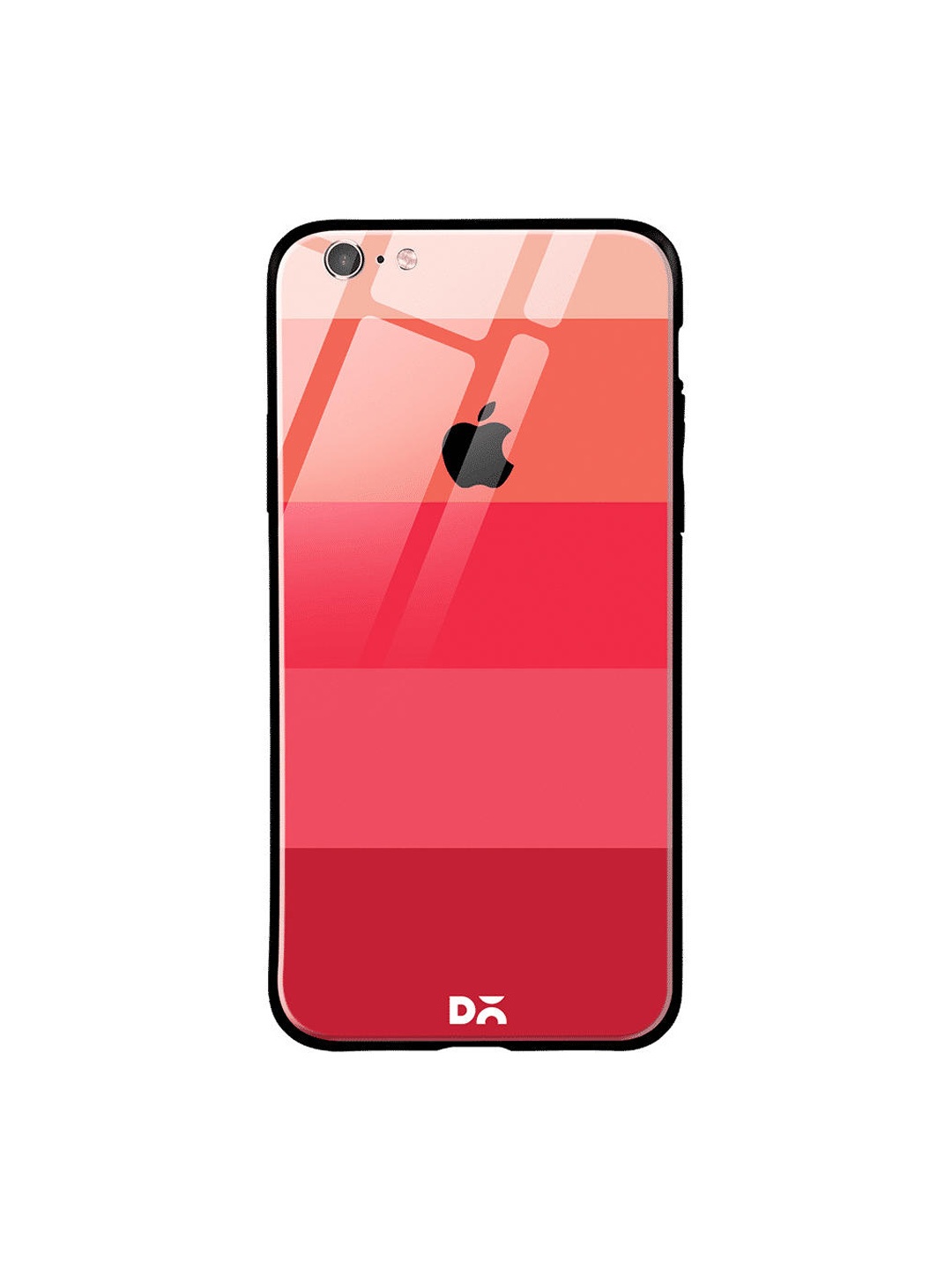 

DailyObjects Unisex Red & Pink Berry Quin iPhone 6S Glass Mobile Cover