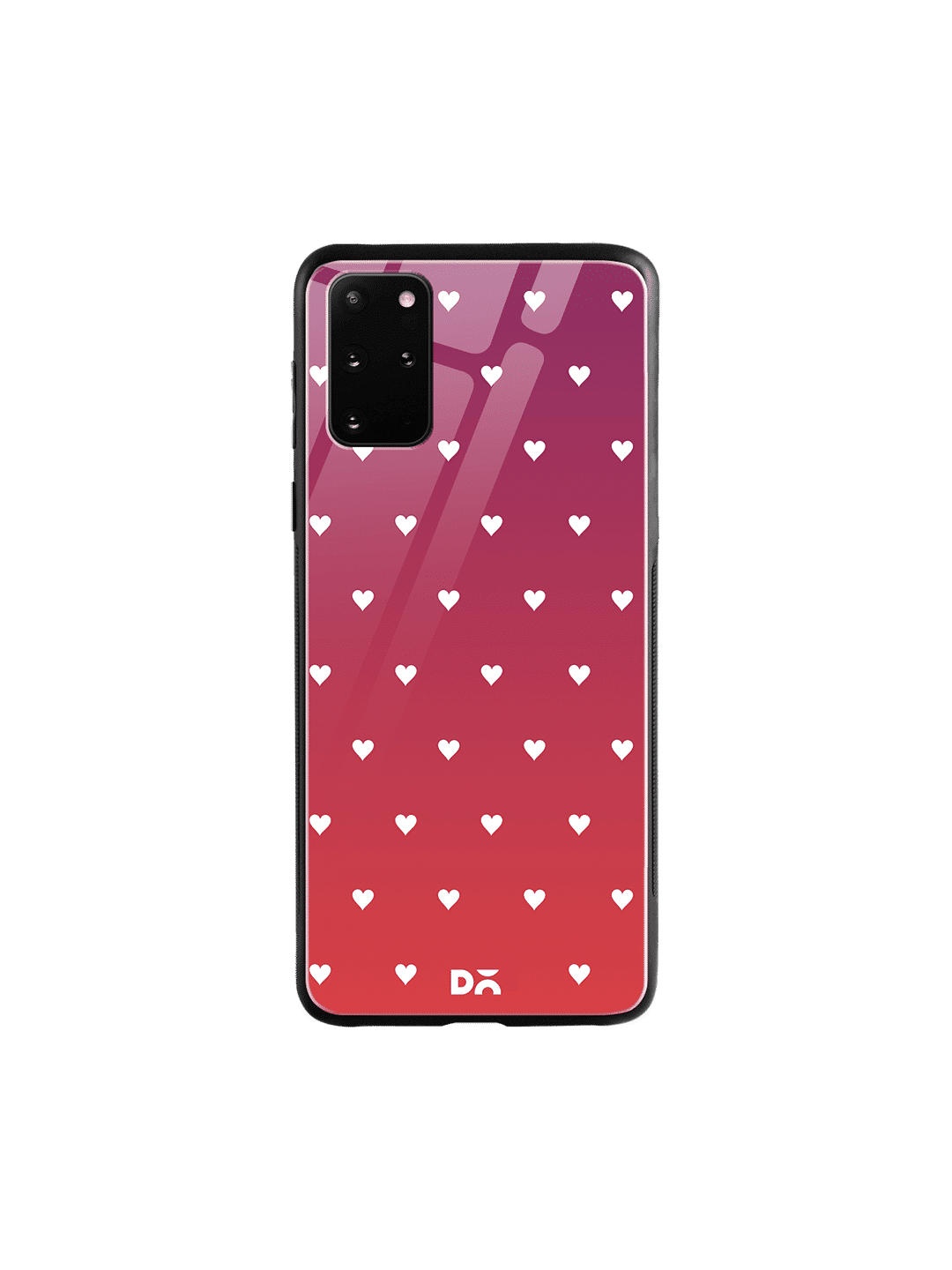 

DailyObjects Pink & White Berry Heart Samsung Galaxy S20 Plus Glass Case Cover