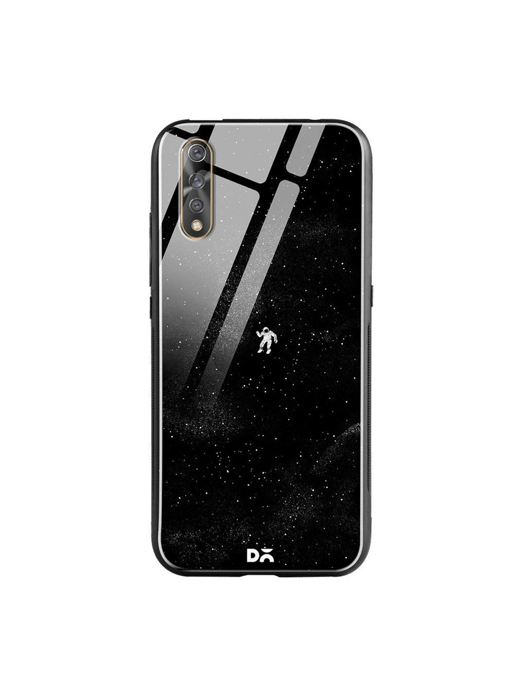 

DailyObjects Black Gravity Vivo S1 Glass Case Cover