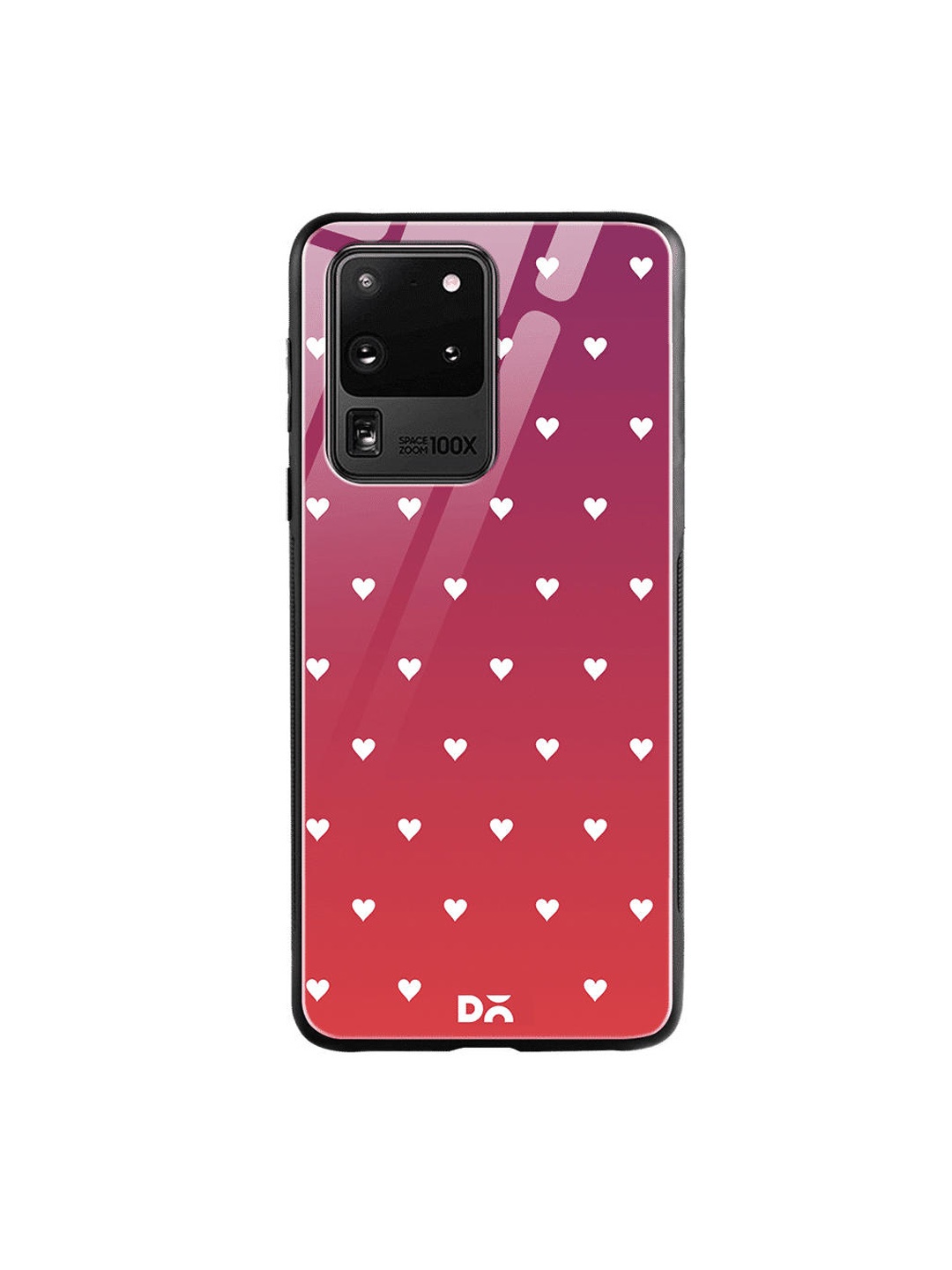 

DailyObjects Purple & Pink Berry Hearts Samsung Galaxy S20 Ultra Glass Case Cover