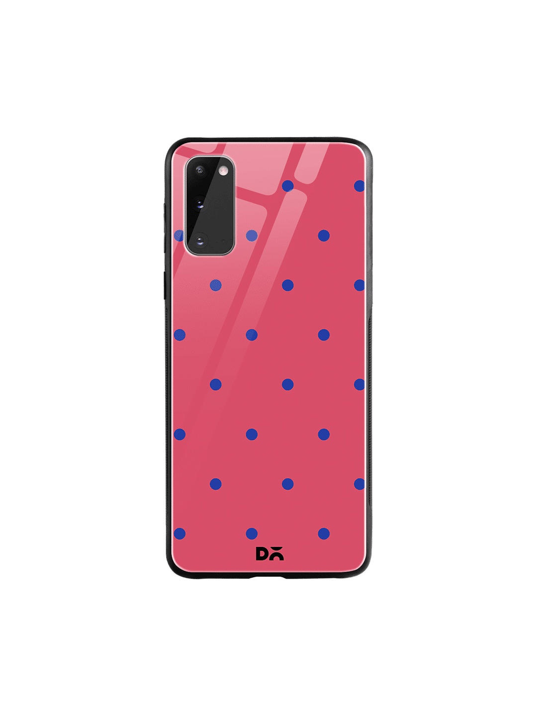 

DailyObjects Pink & Blue Bubbles Candy Samsung Galaxy S20 Glass Case Cover