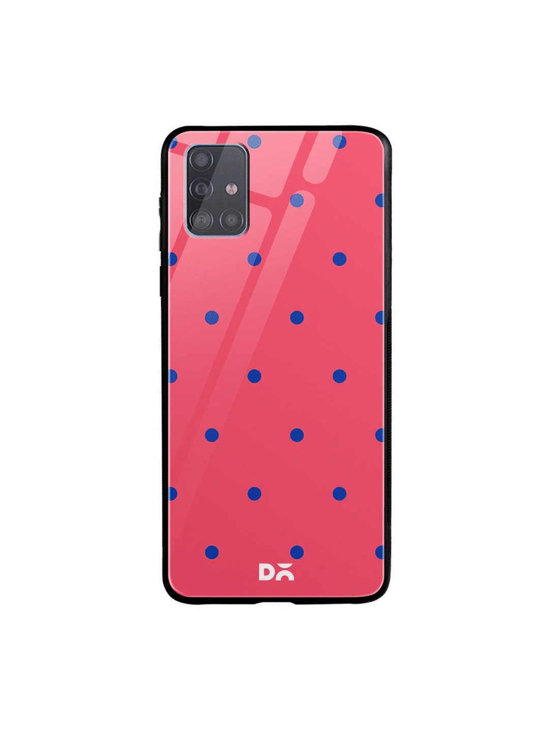 

DailyObjects Pink & Blue Bubbles Candy Samsung Galaxy A71 Glass Mobile Case Cover