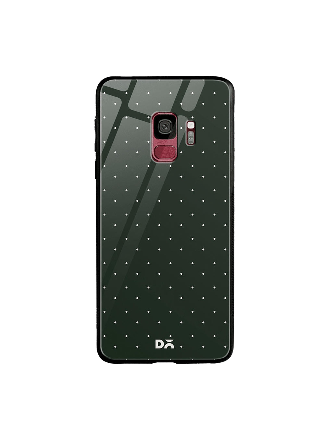 

DailyObjects Green & White Constellation Dots Samsung Galaxy S9 Glass Case Cover