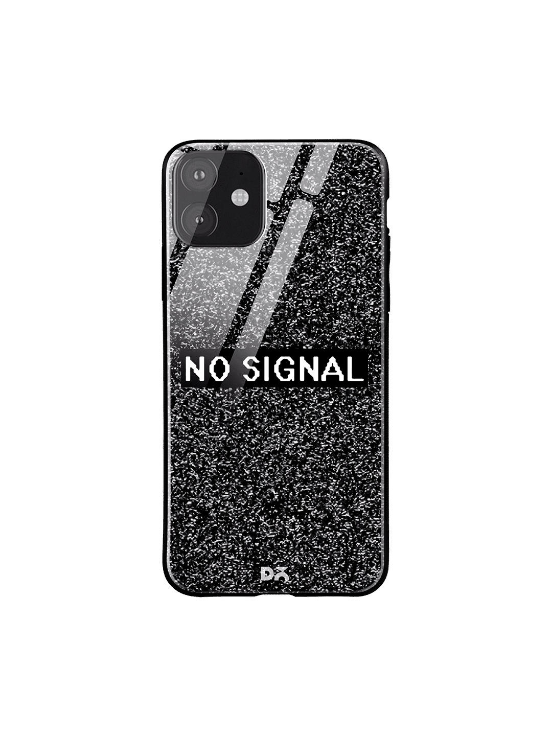 

DailyObjects Black No Signal iPhone 11 Glass Case Cover