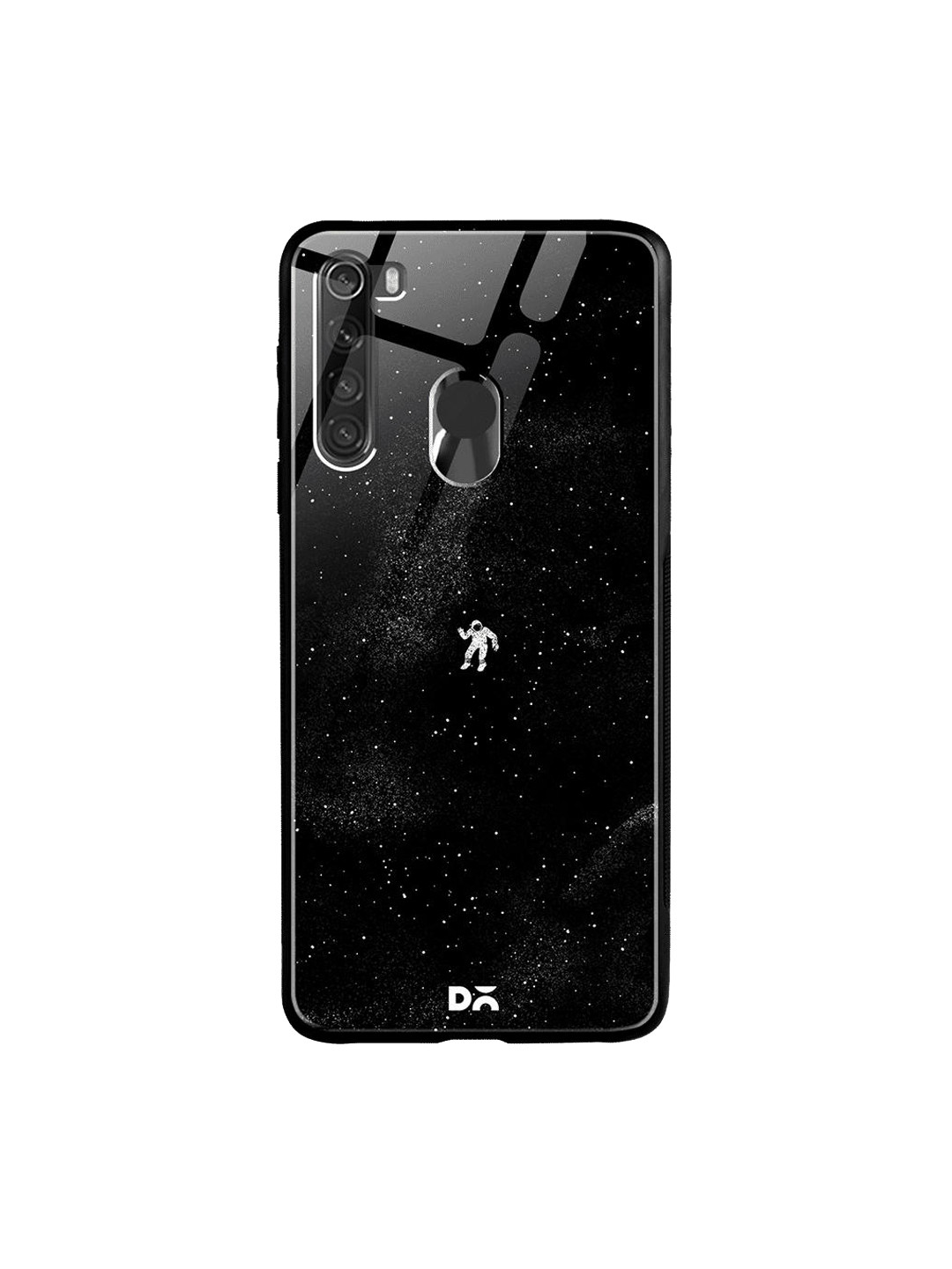 

DailyObjects Black Gravity Xiaomi Redmi Note 8 Glass Case Cover