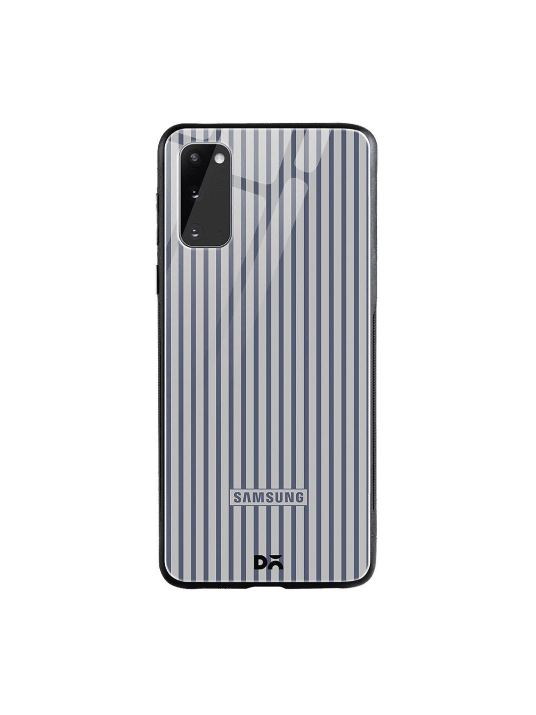 

DailyObjects Grey Stripes Samsung Galaxy S20 Glass Case Cover