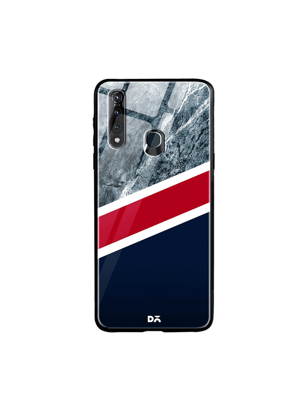 

DailyObjects Grey & Blue Marble New England Vivo Z1 Pro Glass Case Cover
